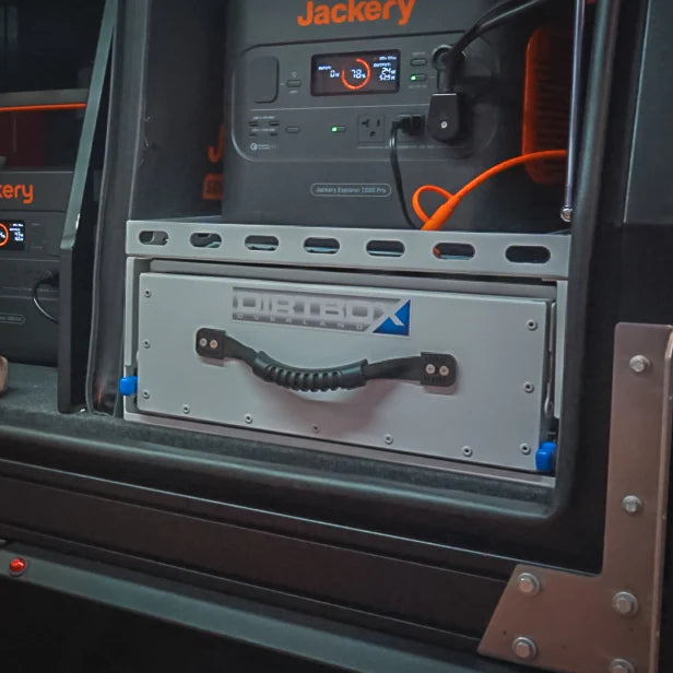 Dirtbox Overland Slide Out Toolbox - Heavy Duty Aluminum Truck Bed Storage for Camping & Off-Road Adventures