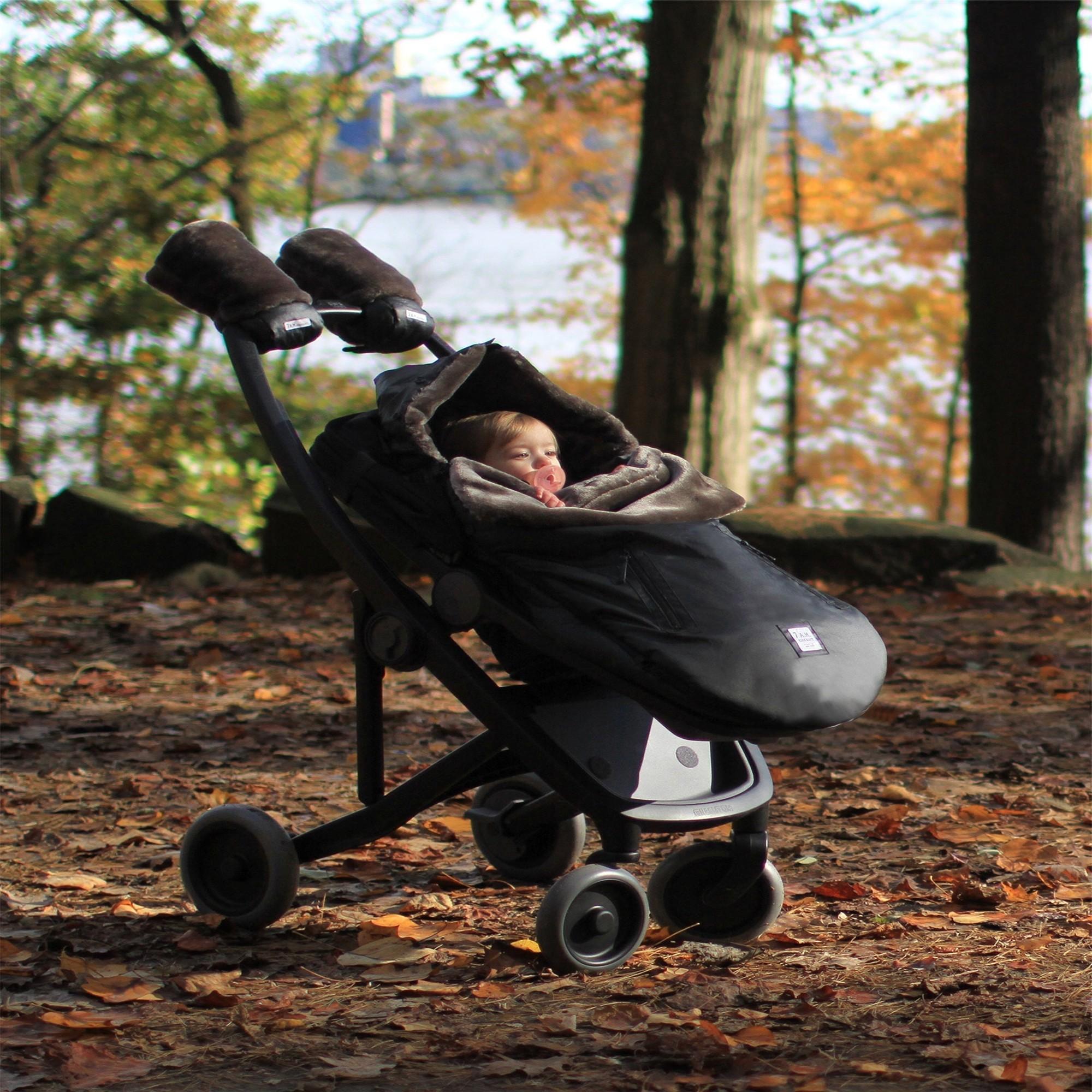 7AM Enfant WaxedPOD - Waterproof & Stylish Baby Stroller Cover for Rain & Wind Protection - Perfect for Outdoor Walks, Shopping & Travel