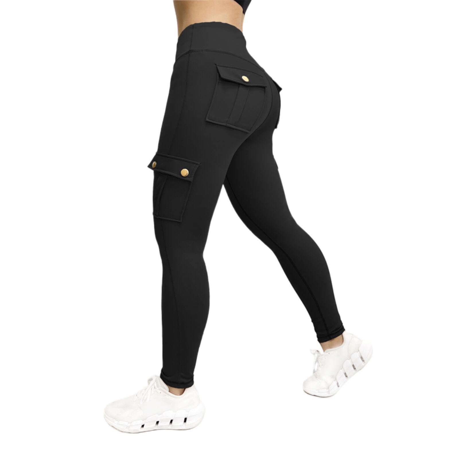Women's High Waist Workout Leggings - Tummy Control Yoga Pants for Fitness, Running & Gym | Wrinkle-Resistant Biker Shorts for Women | Perfect for Yoga, Pilates & Active Lifestyle