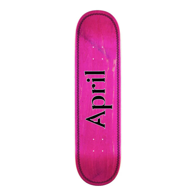 April Skateboards Logo Deck 8.38