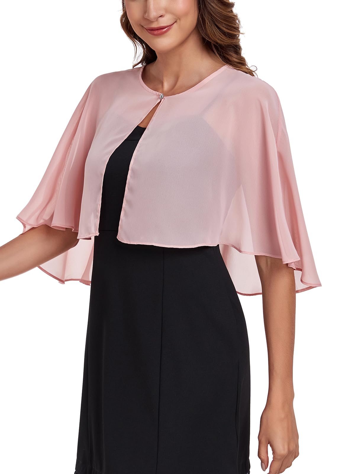 Elegant Women's Chiffon Shawls & Wraps - Lightweight Evening Dress Scarves for Wedding Guest, Bridesmaid & Special Occasions | Perfect for Parties, Dinners & Formal Events