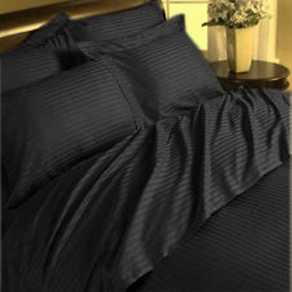 Premium 600 Thread Count Egyptian Cotton Queen Sheet Set - Soft, Breathable & Durable for Ultimate Comfort - Perfect for Bedroom, Guest Room & Hotel Use