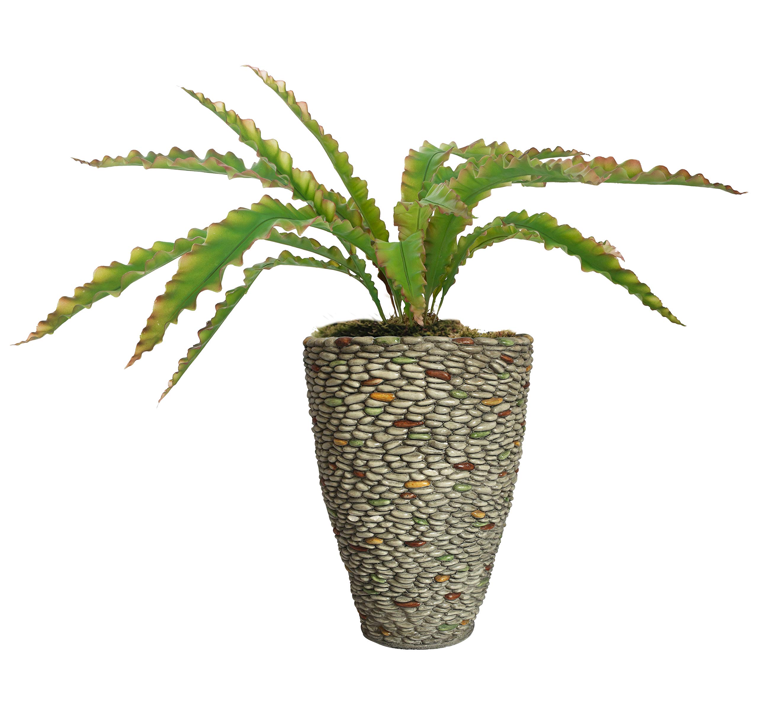 Vintage Real Touch Agave Artificial Plant in Eco-Friendly Planter - Lifelike Indoor Décor for Home, Office, Living Room & Bedroom - Low Maintenance Fake Succulent for Modern & Boho Interior Design