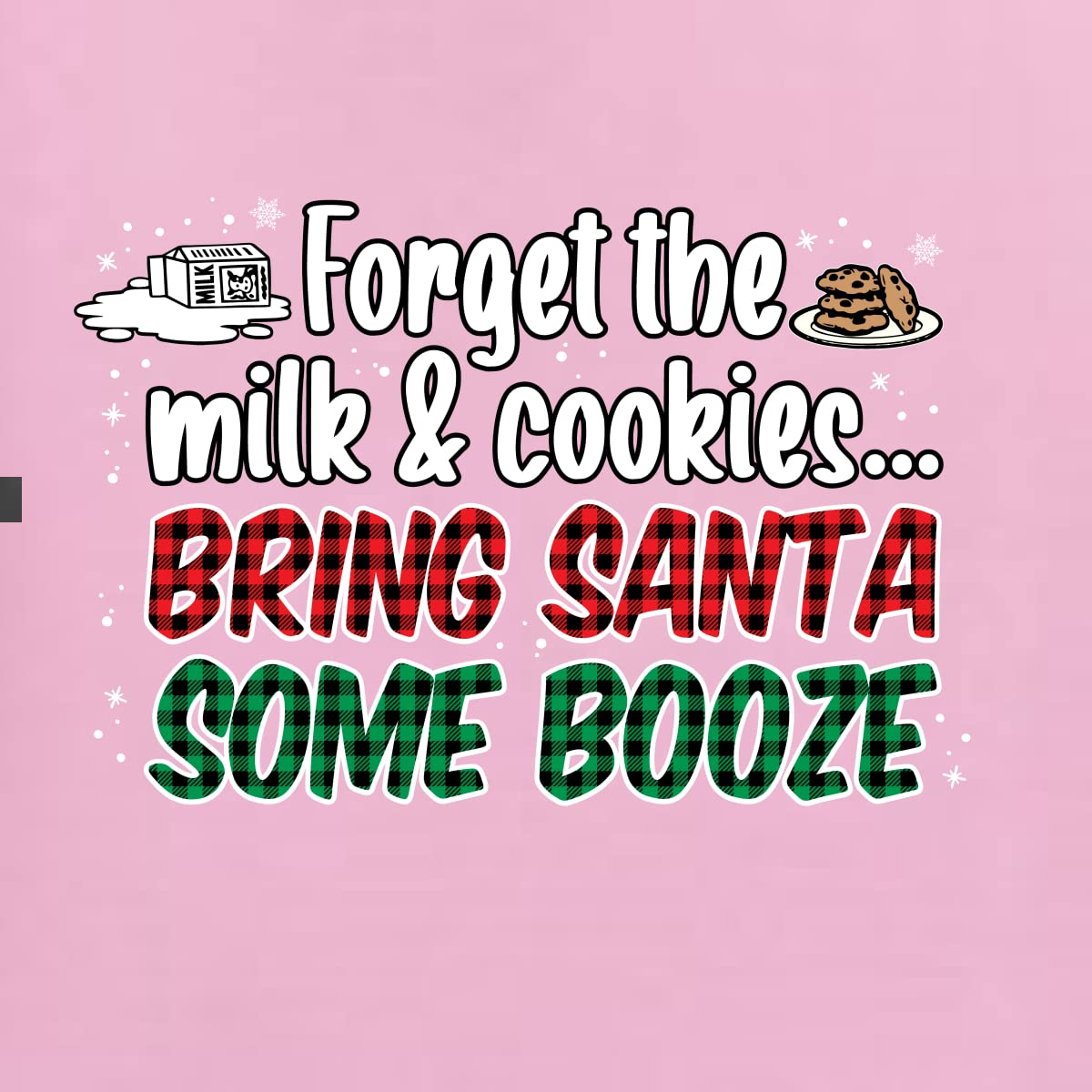 Wild Bobby Santa Booze Graphic Hoodie - Funny Christmas Unisex Sweatshirt for Holiday Parties & Gifts