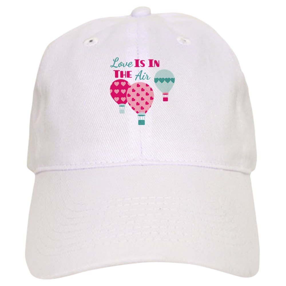 Love is in The Air Adjustable Baseball Cap - Stylish Unisex Dad Hat for Couples, Valentine's Day Gifts & Outdoor Activities