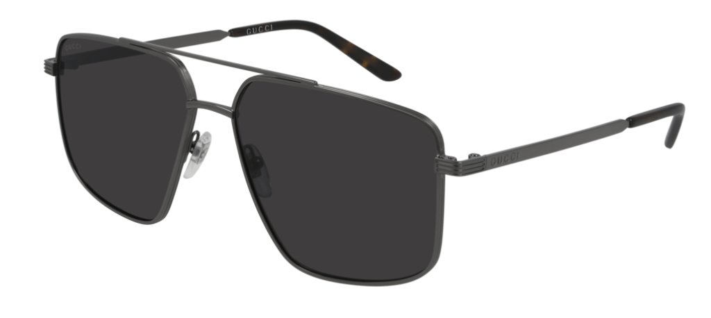 Gucci GG 0941S 001 Ruthenium Gray Aviator Sunglasses for Men - Luxury Polarized UV Protection Shades for Driving, Travel & Outdoor Fashion
