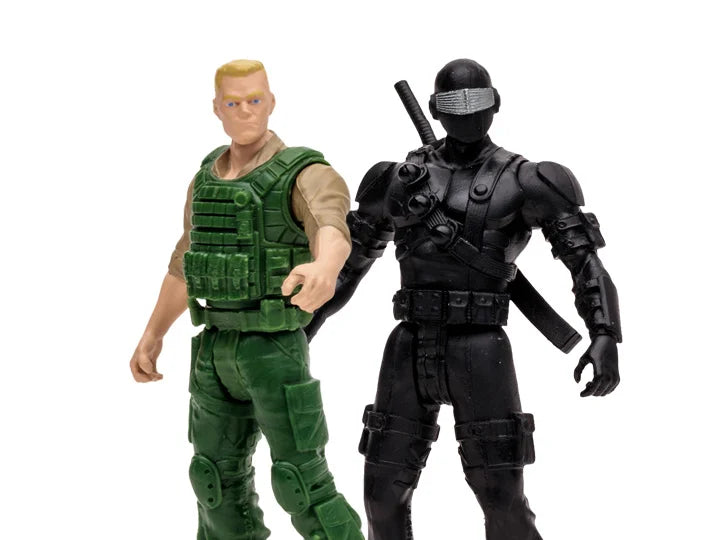 G.I. Joe Page Punchers Duke & Snake Eyes Action Figure 2-Pack with Exclusive Comic Book - Collectible Toys for Fans, Gifts for Kids & Adults, Display for Home & Office