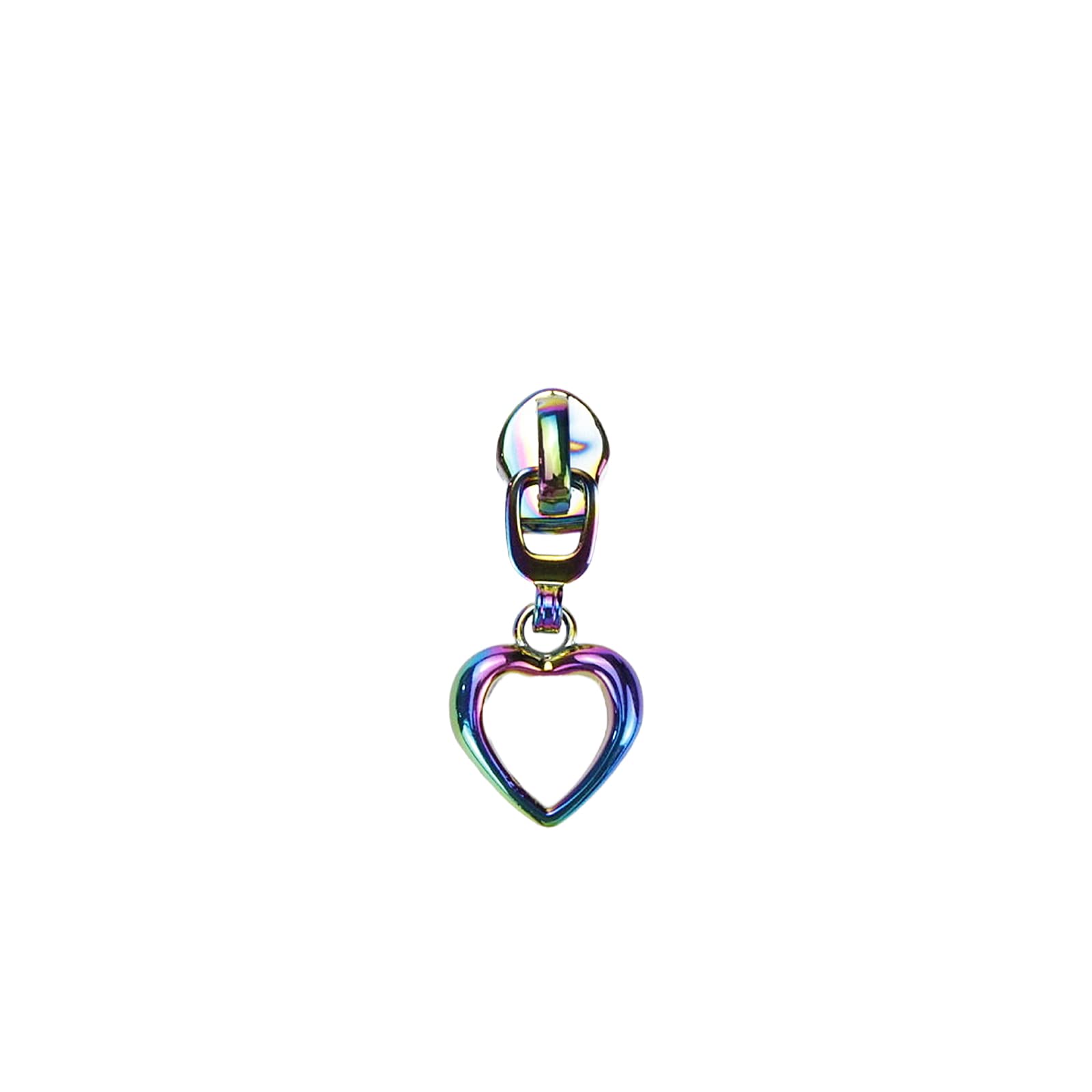 10Pcs Rainbow Metal Zipper Sliders - Colorful Zipper Pulls Replacement for Luggage, Backpacks, Jackets, Purses & Handbags | Durable Fashion Accessories for Travel, School & Daily Use