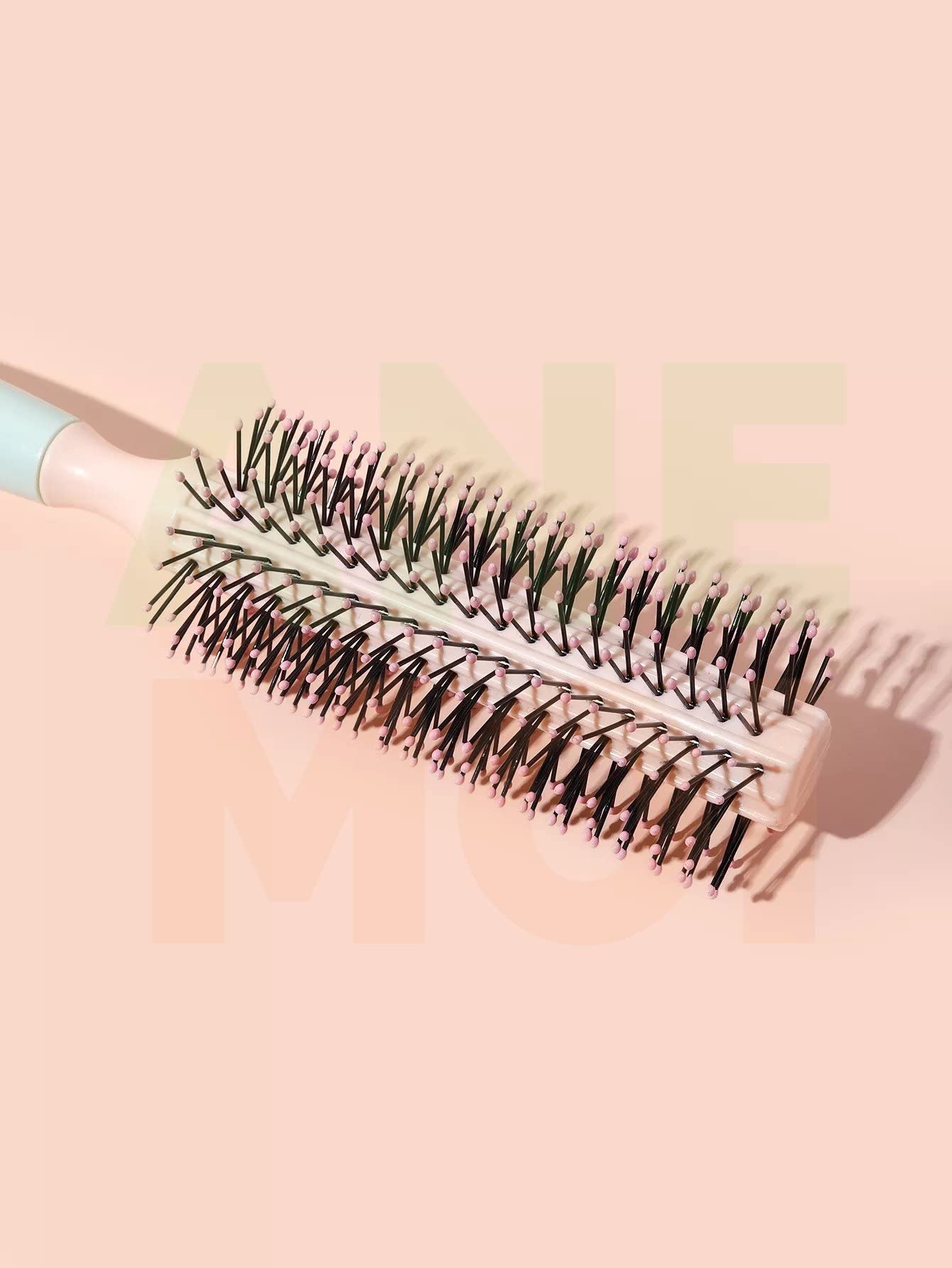 ANEMOI Round Hair Brush for All Hair Types - Professional Styling & Detangling Comb - Quick Hair Setting Design - Perfect for Blowouts, Curling & Everyday Use