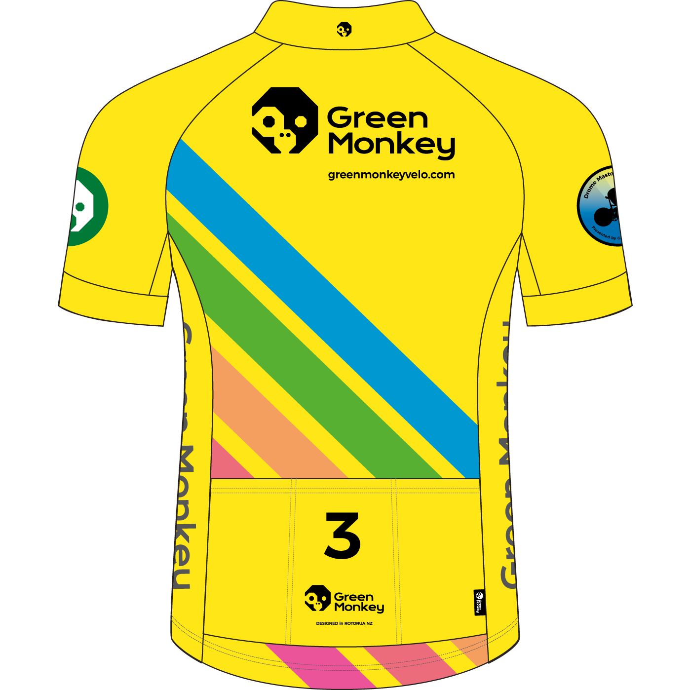 Drome Masters Cycling Keirin Jersey - High Performance Bike Jersey for Men & Women - Breathable & Moisture Wicking - Perfect for Road Cycling, Training & Competitions