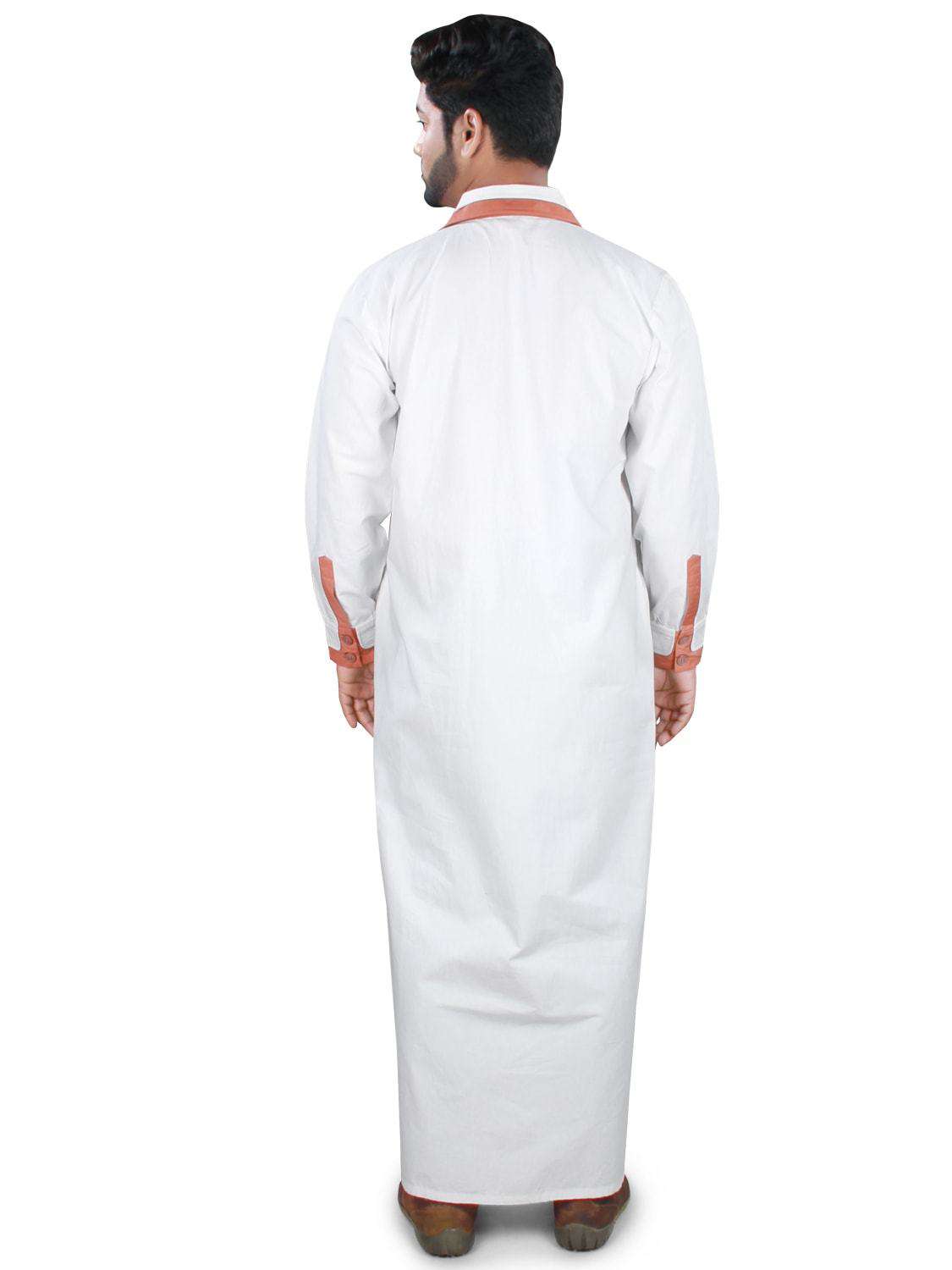 Elegant Jazib Galabiyya - Traditional Arabic Dress for Men - Comfortable & Stylish Islamic Clothing for Prayer, Eid, and Special Occasions