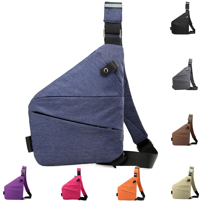 Anti Theft Travel Sling Bag - Lightweight Crossbody Shoulder Bag for Women & Men | Waterproof Hiking Backpack for Outdoor Adventures & Daily Commute