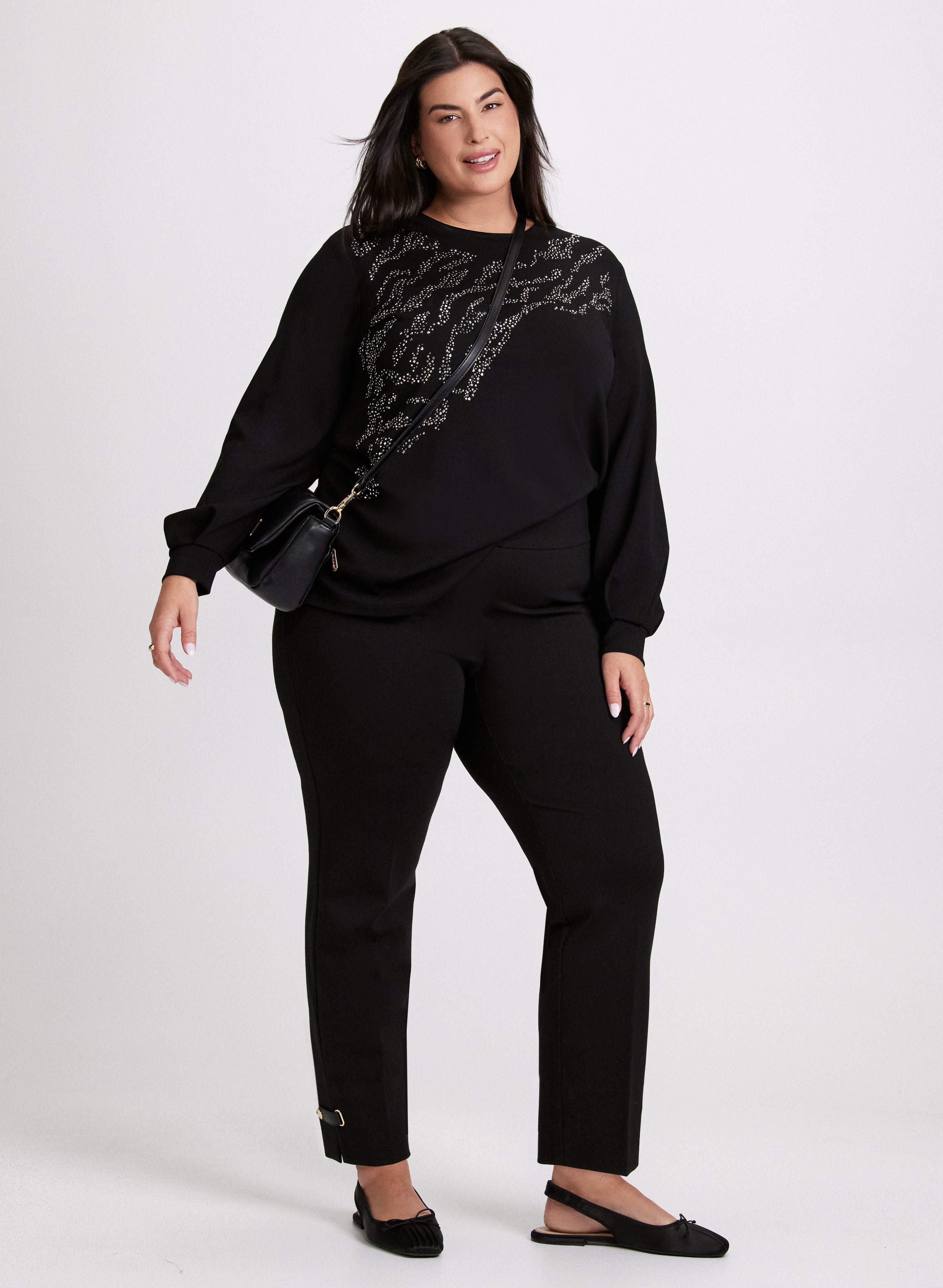 Embellished Zebra Print Women's Top - Stylish Animal Print Blouse for Casual Wear & Night Out