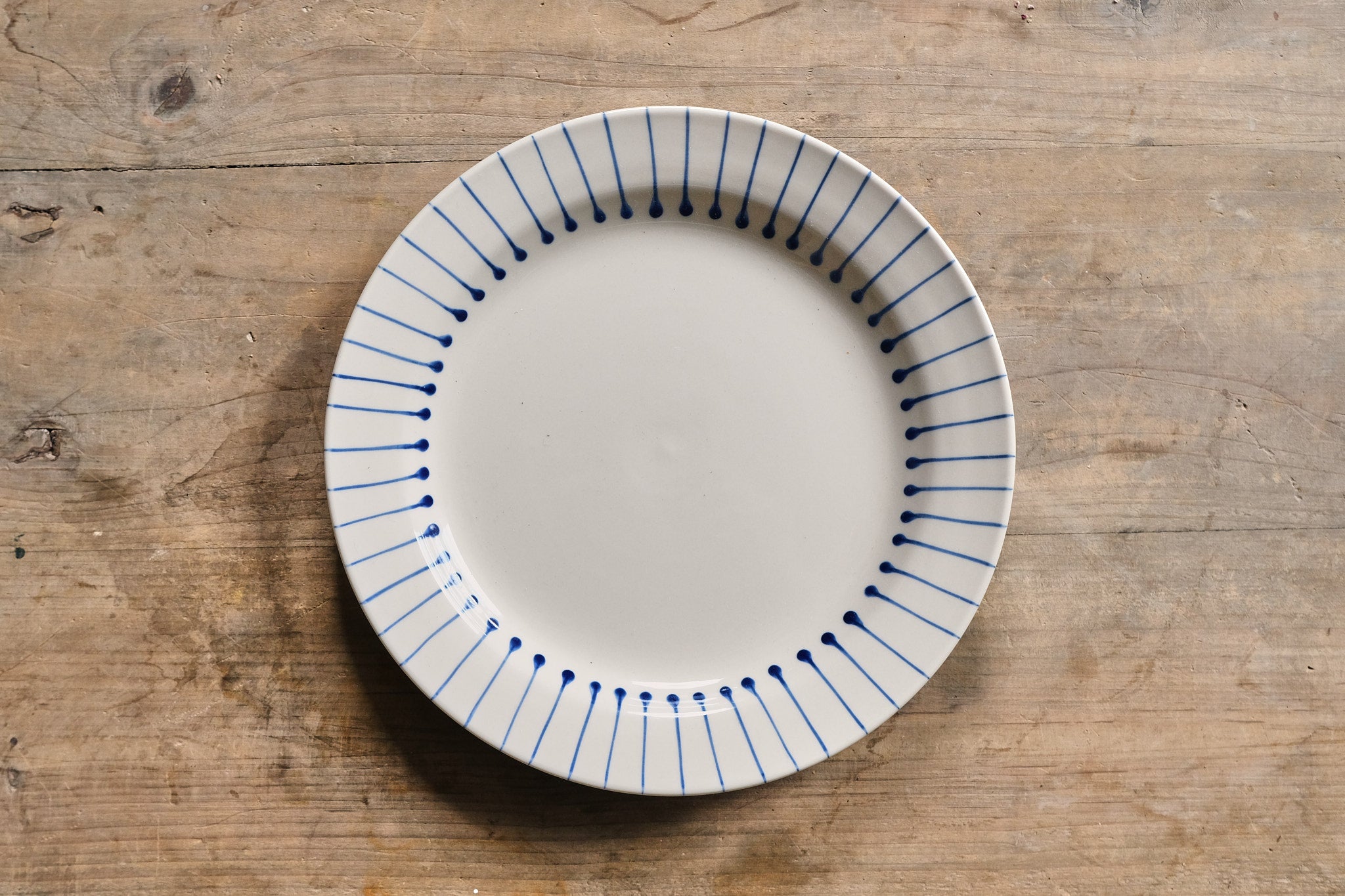 Premium Navy Blue Matchstick Dinnerware Set - Elegant Stoneware Plates, Bowls & Mugs for Modern Dining, Entertaining & Everyday Use
