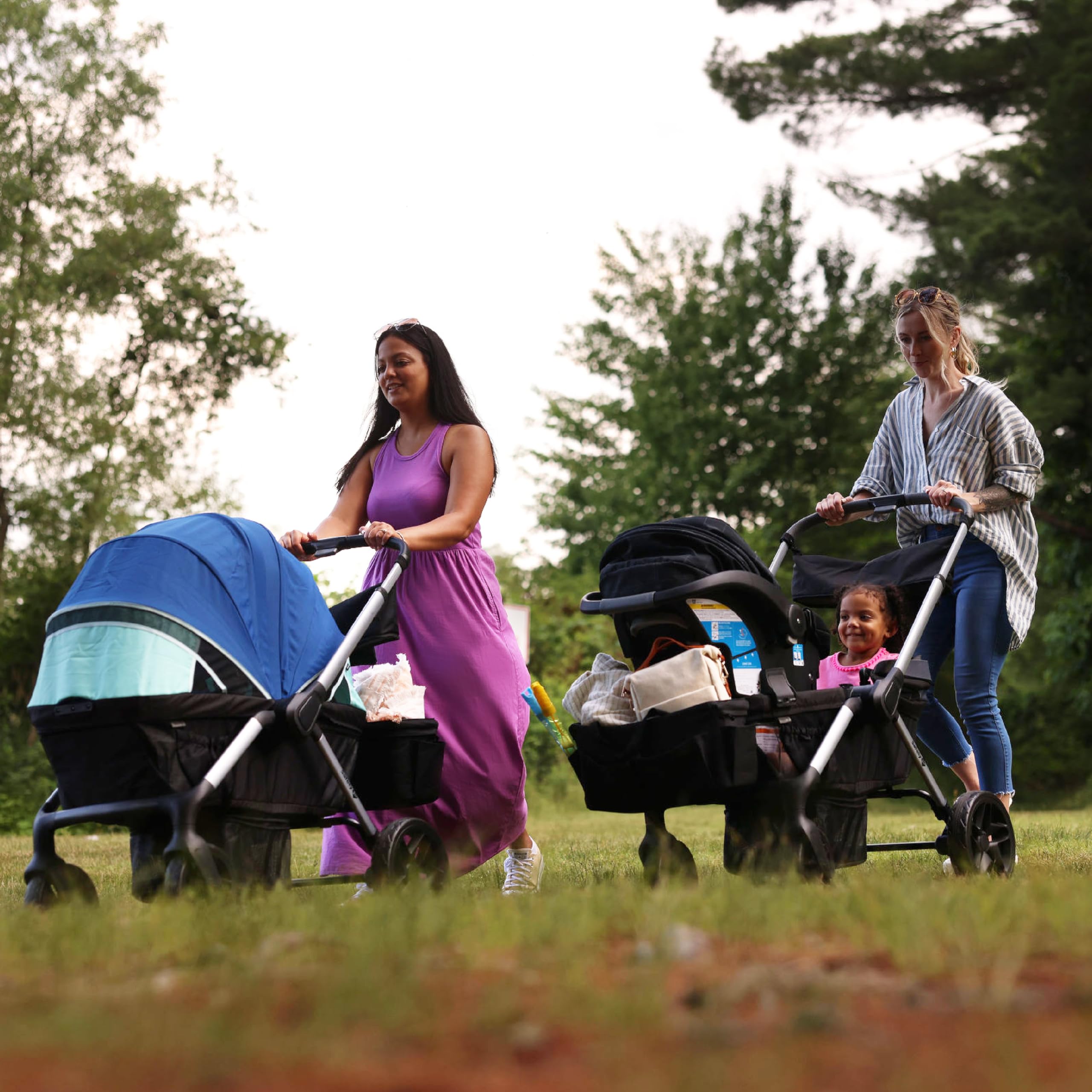 Safety 1st Summit Wagon Stroller for 2 Kids - Double Baby Stroller Wagon with Removable Child Tray, 2 Cup Holders & Wave Runner Wheels | Perfect for Park Outings, Beach Trips & Family Adventures