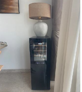 Farfalla FWC JC53 18 Bottle Thermoelectric Dual Zone Wine Cooler - Perfect for Home Bars, Restaurants, and Wine Cellars