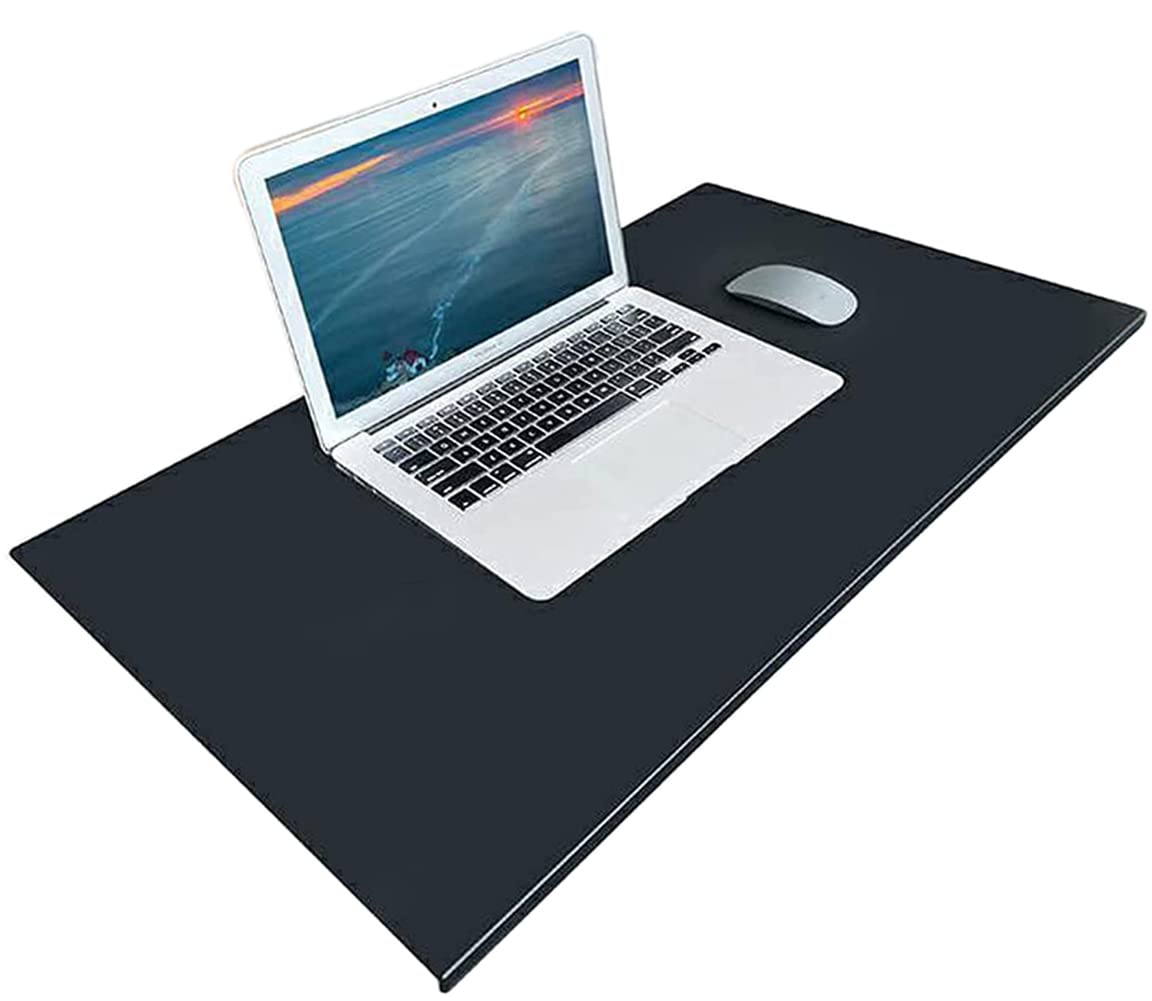 Premium Office Desk Pad with Edge Protector - Large Non-Slip Leather Blotter Mat for Gaming, Laptop & Keyboard | Waterproof Work Surface with L-Shaped Lip for Smooth Writing | Perfect for Home Office, Gaming Setup & Workspace Organization