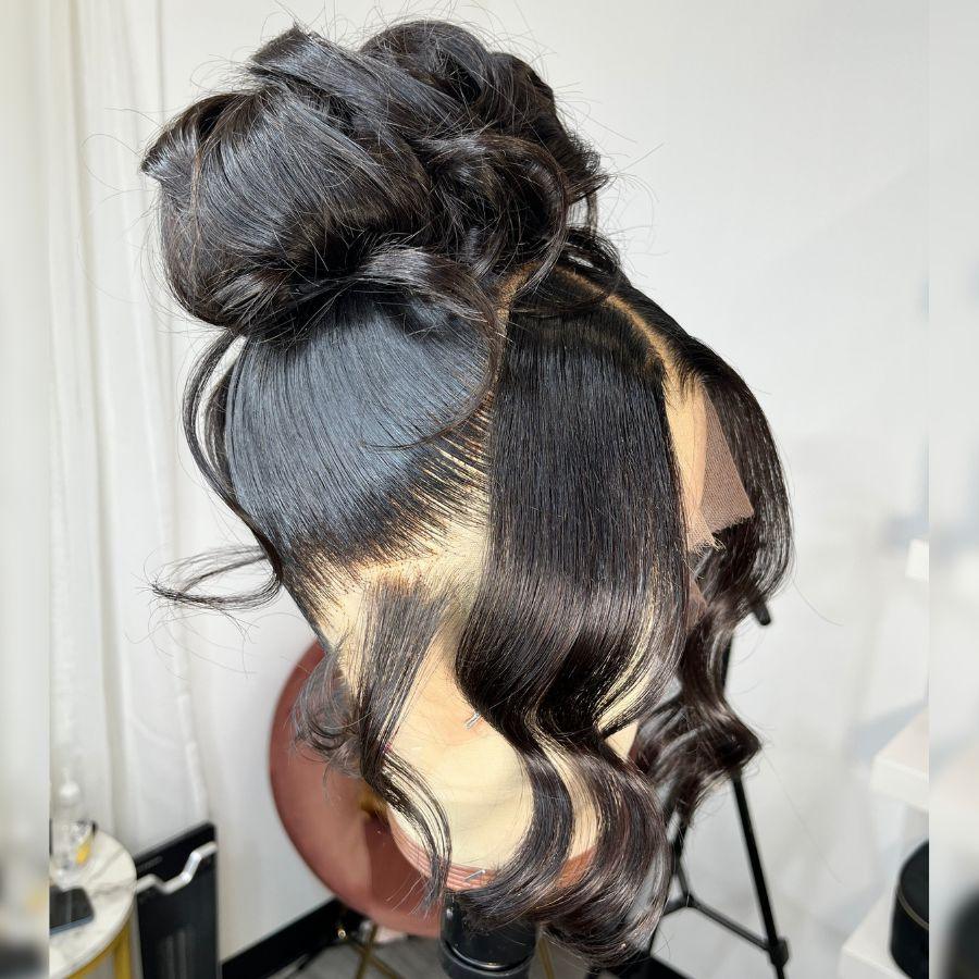 WOWANGEL Skinlike Real HD Full Lace Wig - Body Wave Human Hair Wig with Natural Hairline for Women | Perfect for Daily Wear, Cosplay & Special Occasions