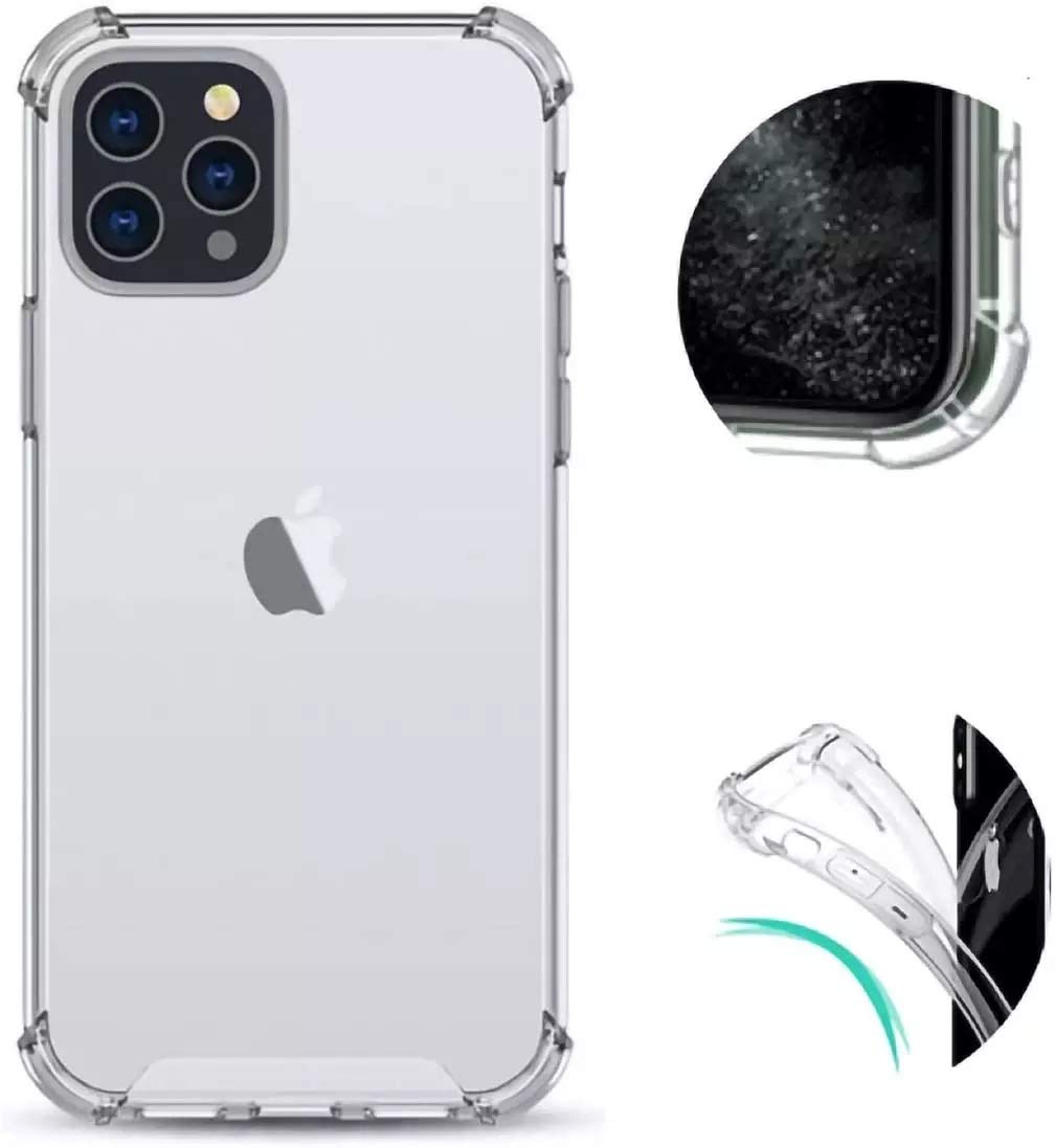 Shockproof Clear iPhone 12 Case & iPhone 12 Pro Case - Crystal Transparent Protective Cover with 4 Corner Protection | Perfect for Everyday Use, Travel & Outdoor Activities