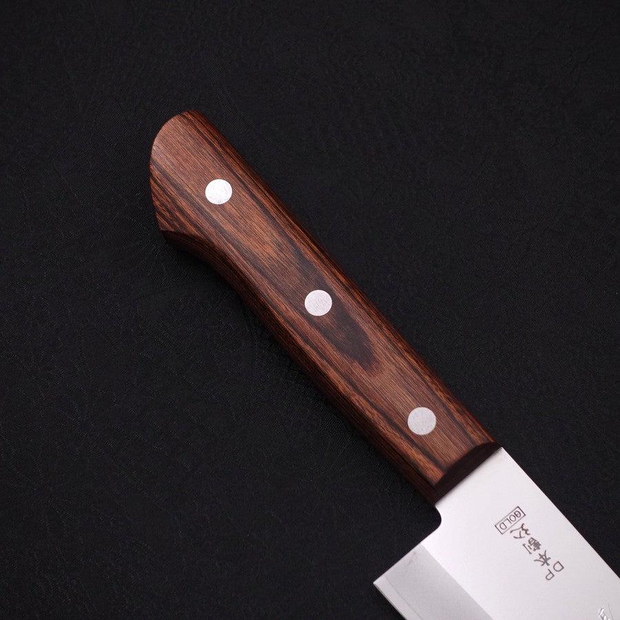 Premium Santoku Knife 165mm - VG-1 Stainless Steel Blade with Polished Mahogany Handle - Perfect for Slicing, Dicing & Chopping Vegetables, Meat & Fish