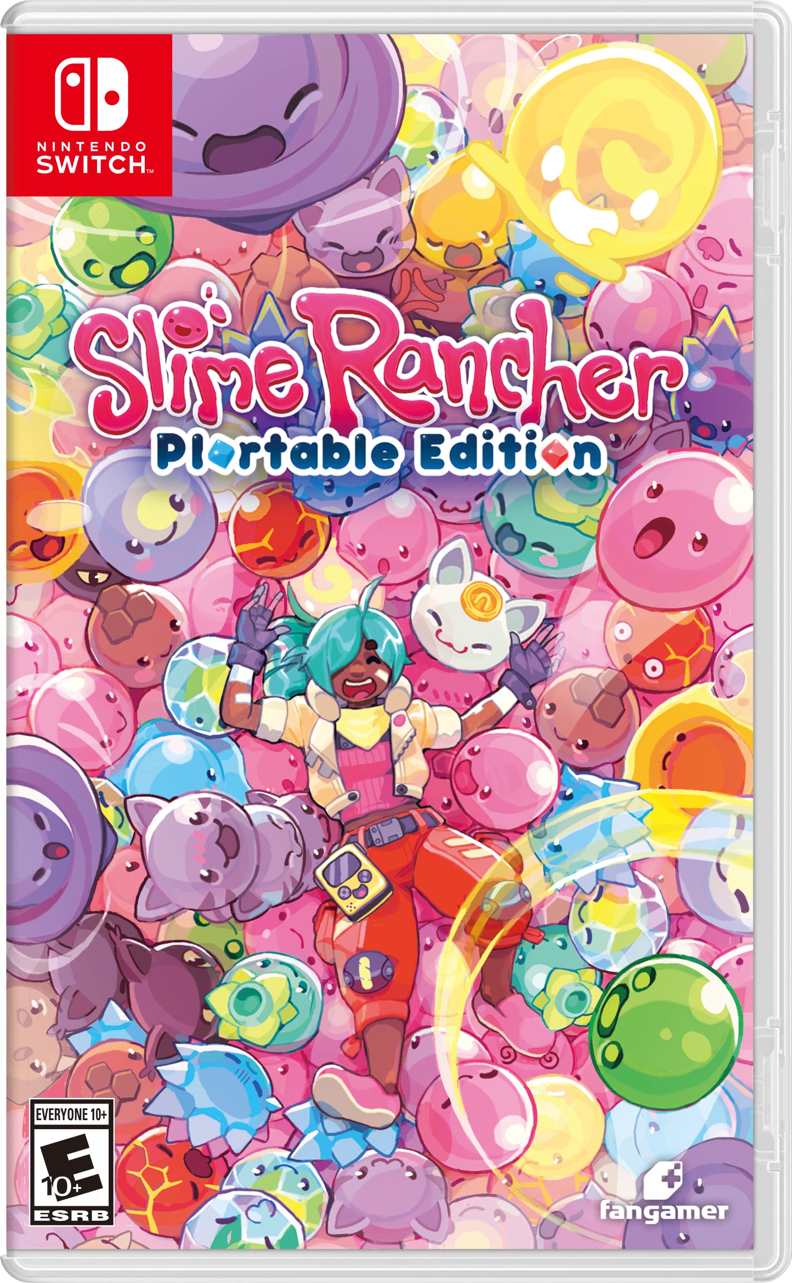 Slime Rancher: Plortable Edition for Nintendo Switch - Adorable Adventure Game for Kids & Adults - Perfect for Home Entertainment & Travel Gaming