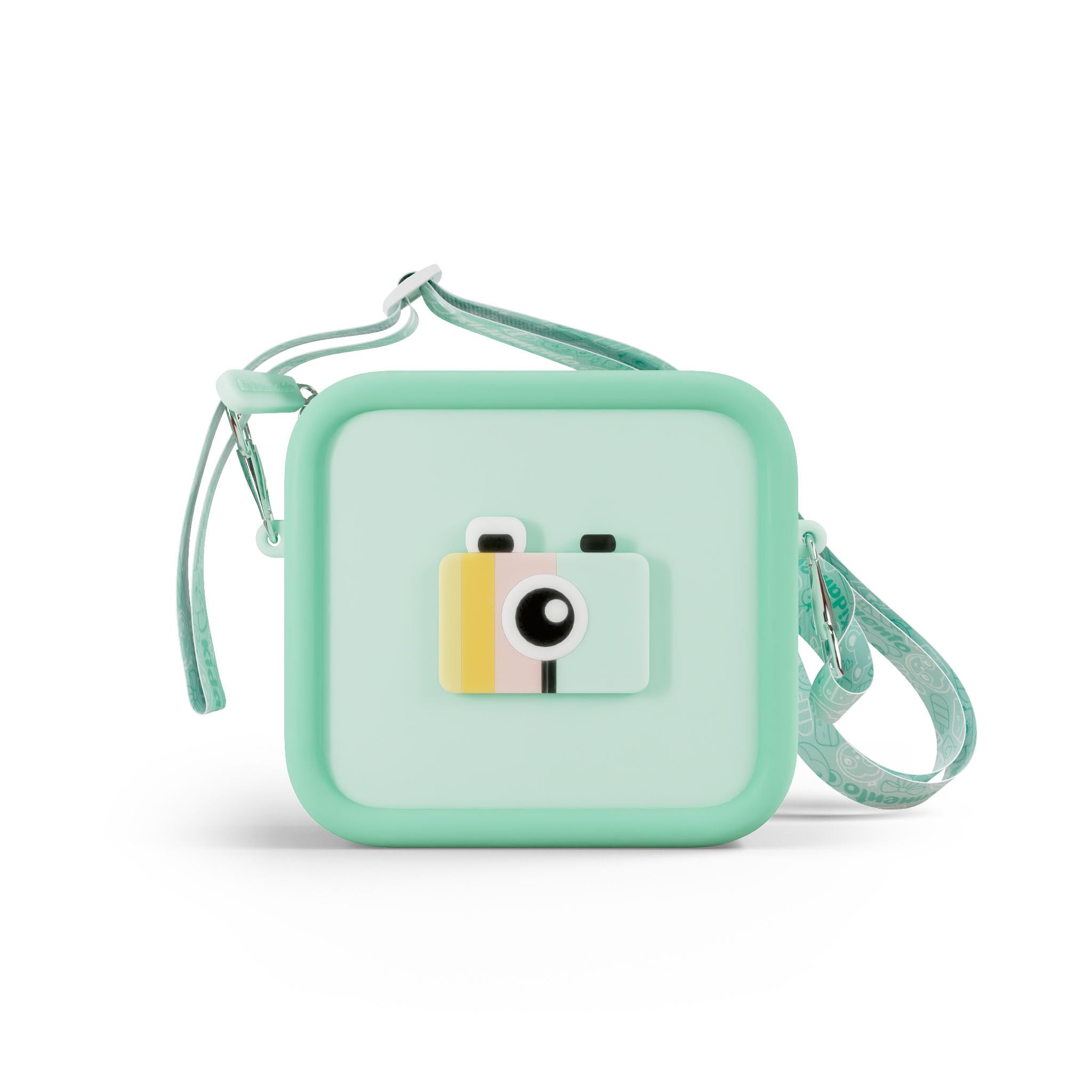 Kidamento K Meowie The Cat Digital Camera for Kids with Silicone Case - Green Children's Camera Bundle - Perfect for Birthday Gifts, Travel & Outdoor Adventures