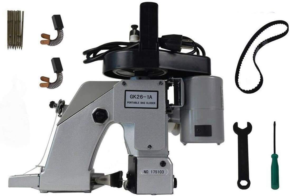 INTBUYING 110V Portable Electric Bag Closer & Sewing Machine for DIY Crafts, Home Tailoring, and Quick Fabric Repairs - Perfect for Small Businesses & Home Use