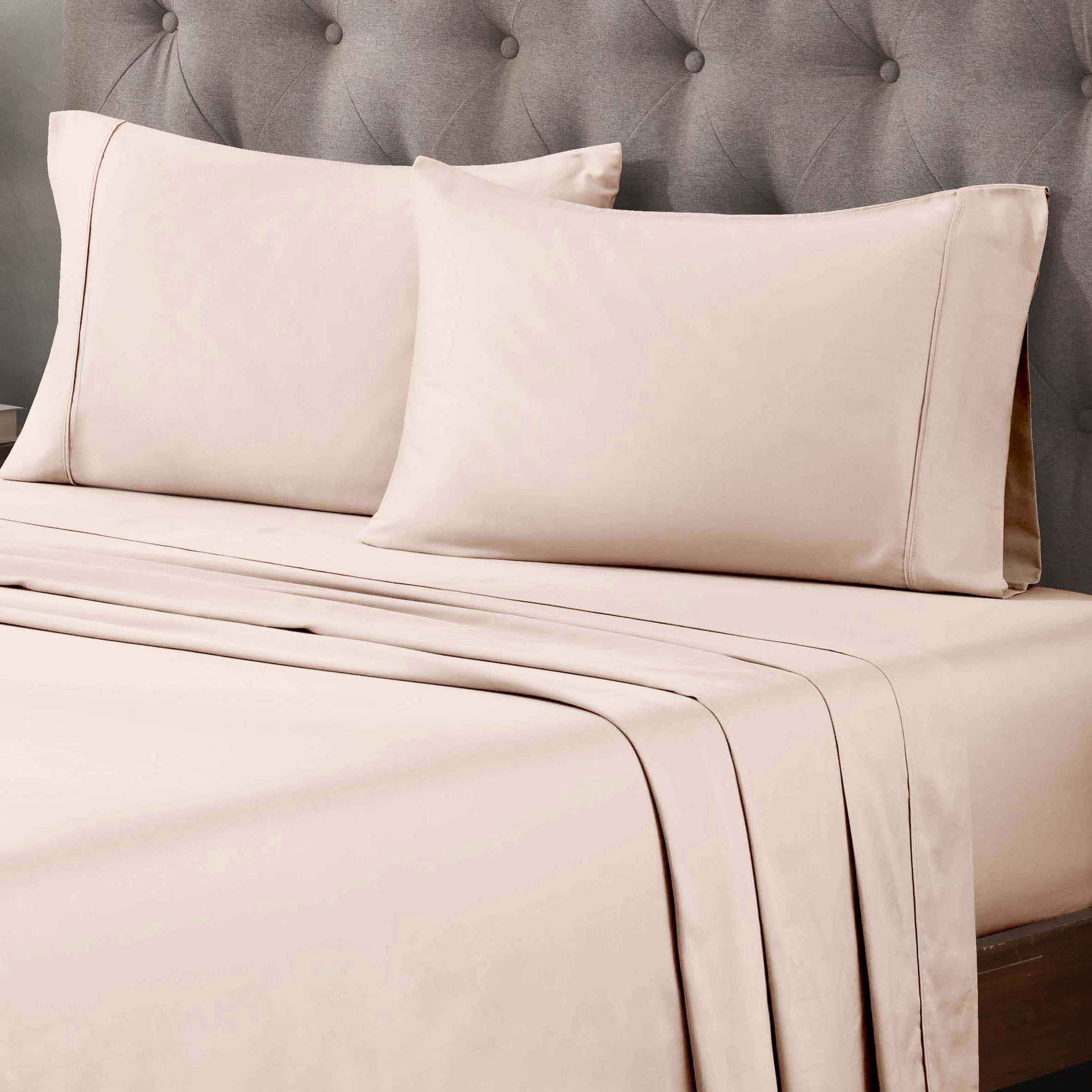 Premium 400 Thread Count Egyptian Cotton Bed Sheet Set - Soft, Breathable & Durable for Luxury Bedroom Comfort