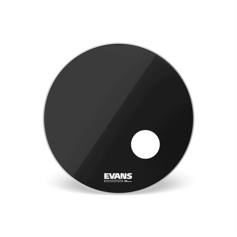 Evans EQ3 Black Resonant Bass Drumhead 22