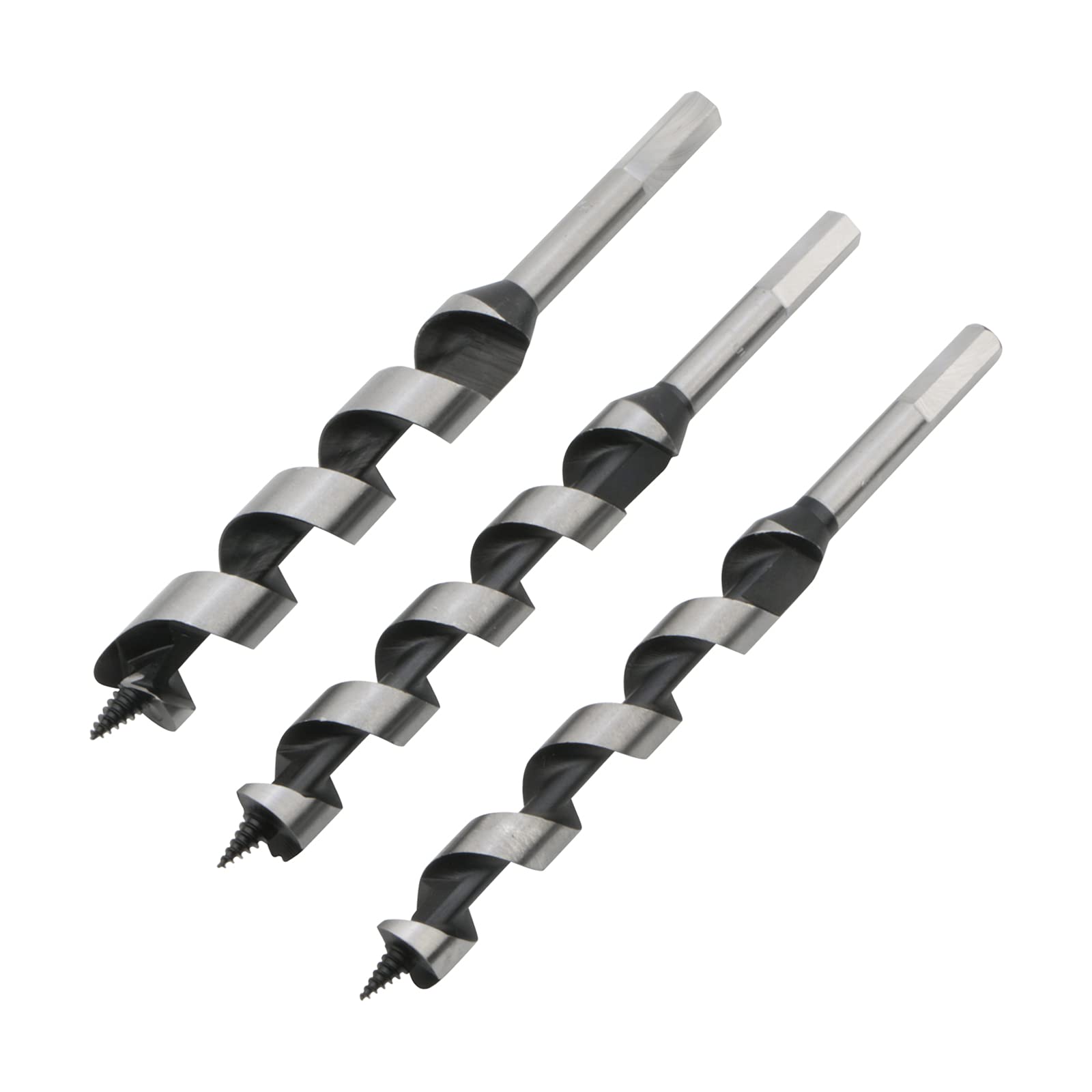 Ellbest Brad Point Drill Bit Set - 10-Piece Woodworking Drill Bits for Soft, Hard, Veneered & Laminated Wood, MDF & Acrylic Glass - Perfect for Cabinet Making, Furniture Repair & DIY Wood Projects
