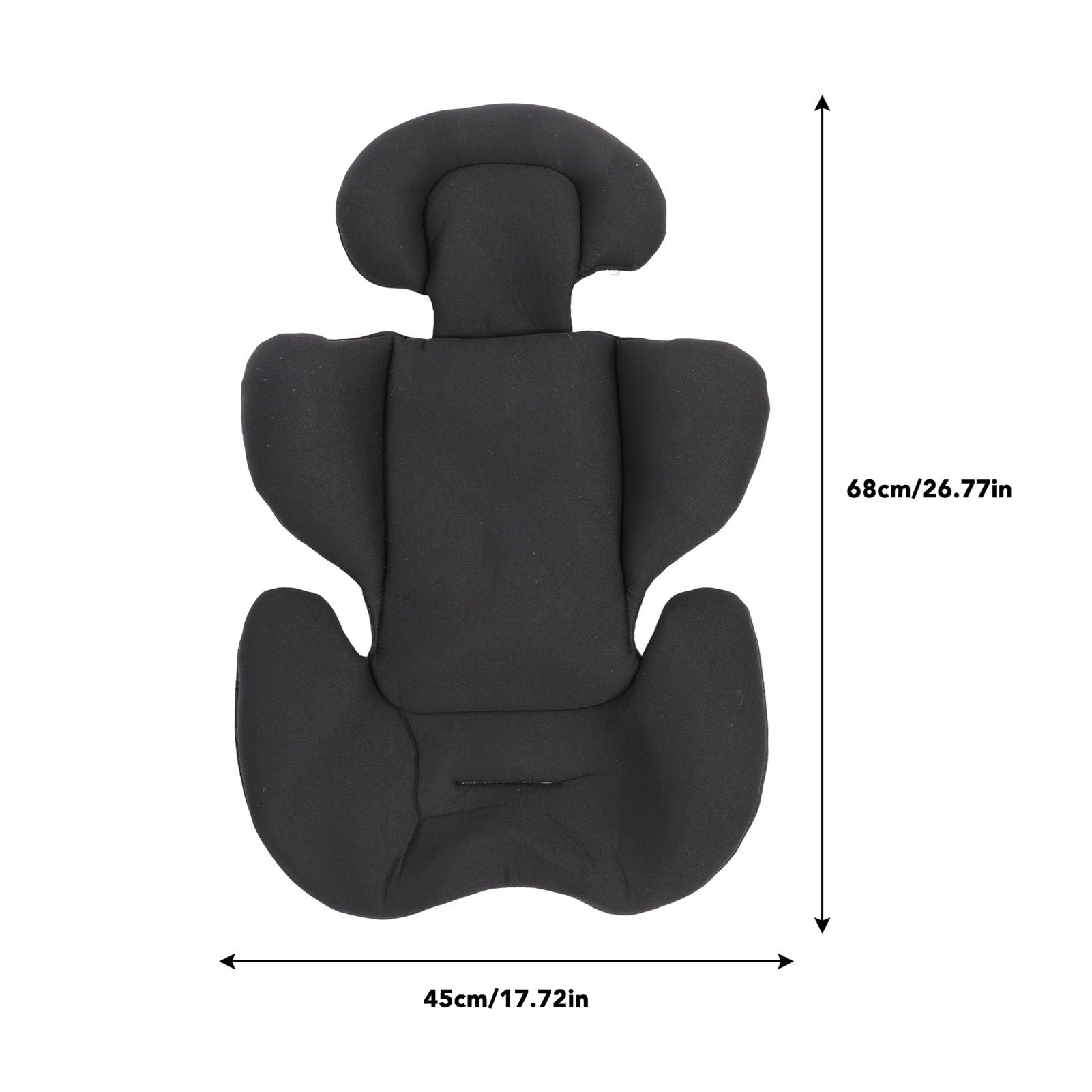 Soft Detachable Toddler Car Seat Insert - 27in Safe Baby Stroller Liner with Head & Body Support Pillow | Neck Support Cushion for Car Seat & Stroller | Perfect Baby Shower Gift for New Parents | Ideal for Road Trips, Daily Commutes & Air Travel