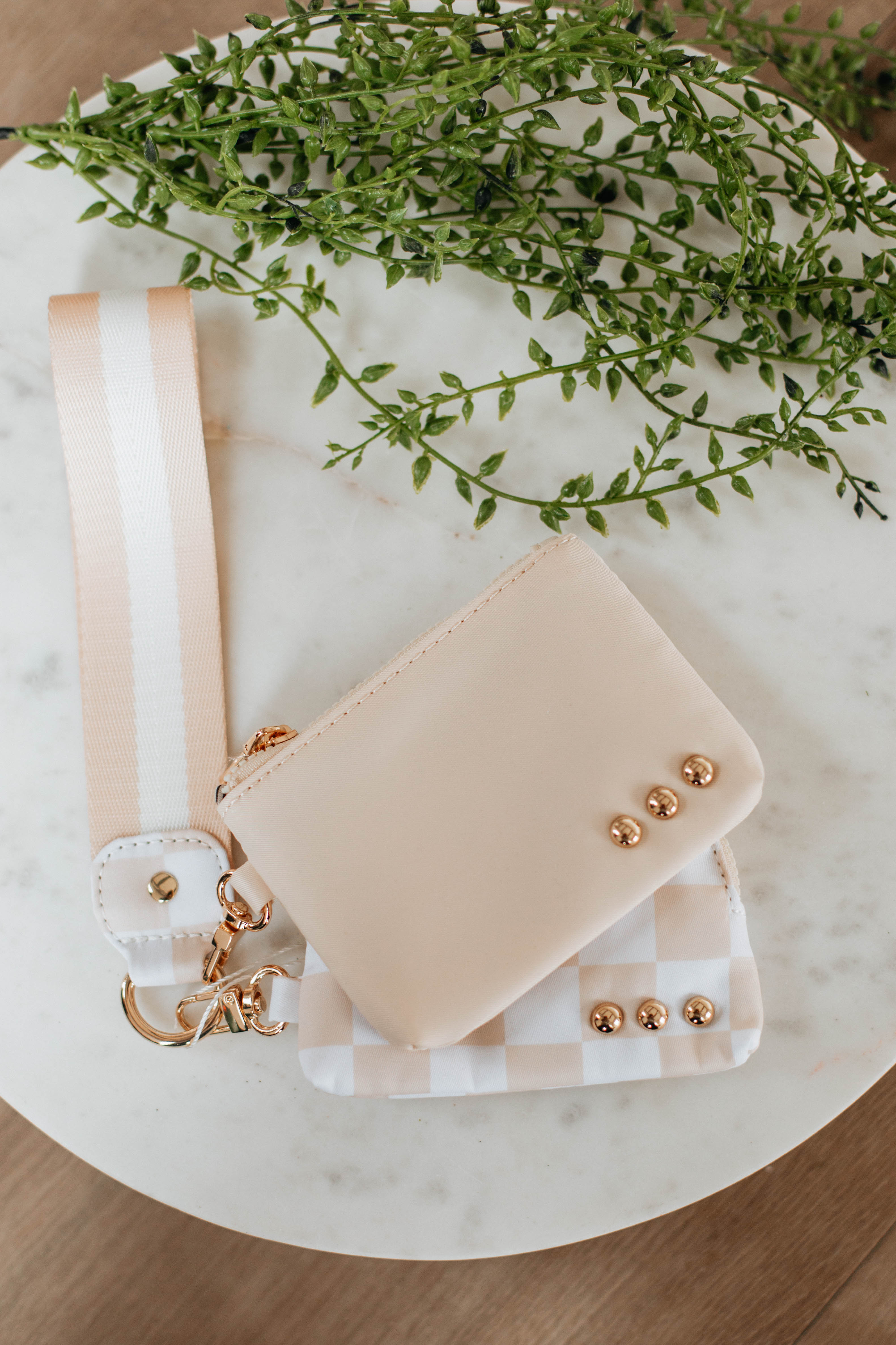 Dania Dual Wristlet Wallet - Natural Leather Crossbody Purse for Women | Perfect for Travel, Shopping & Everyday Use