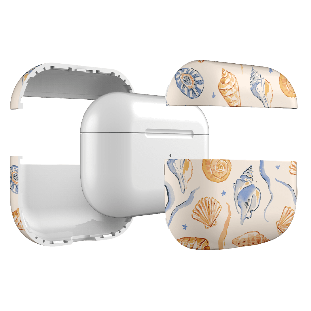 Shells & Swirls AirPods Pro Case - Protective Cover with Unique Design for Apple AirPods Pro (2nd Gen) - Perfect for Travel, Workout & Daily Use