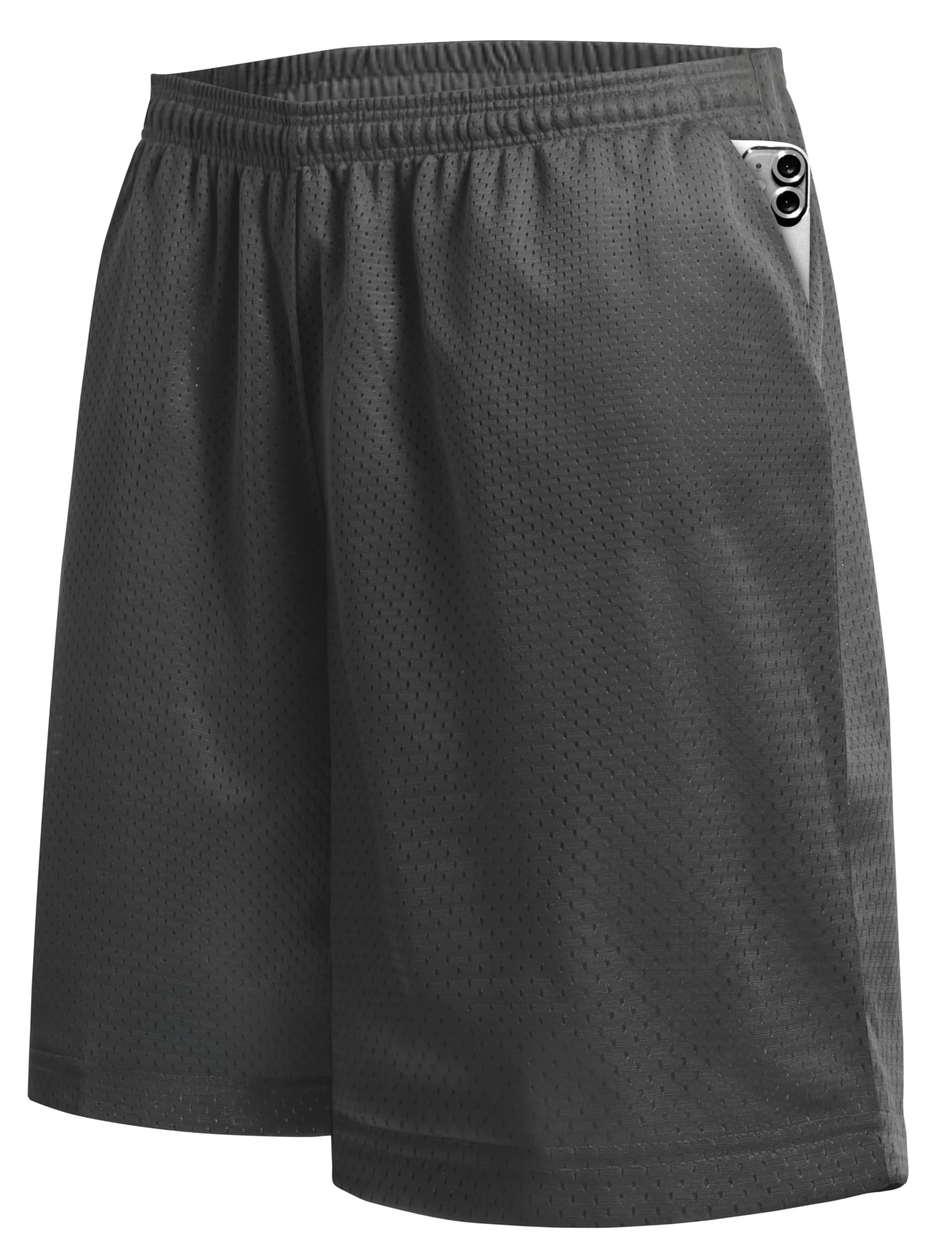 Men's Lightweight Mesh Basketball Jersey & Gym Shorts Set - Breathable Workout & Fitness Apparel for Sports & Casual Wear