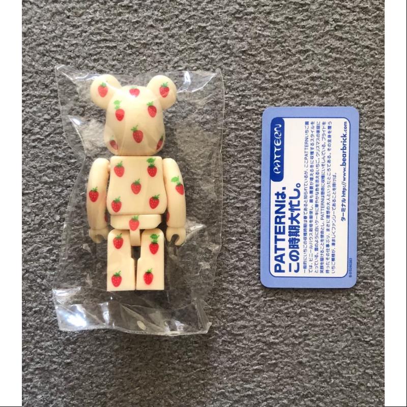 Bearbrick Series 29 PATTERN Strawberry 100% Collectible Figure - Limited Edition Art Toy for Display, Gift & Anime Fans Collection (Perfect for Home Decor, Office Display & Pop Culture Enthusiasts)
