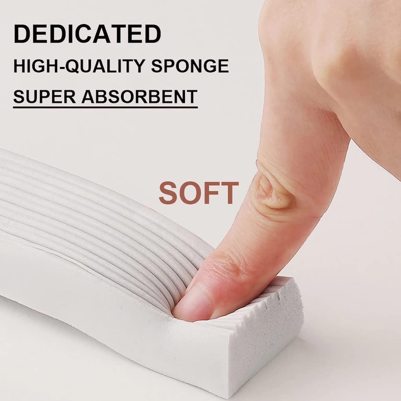 2023 Upgraded Portable Self-Squeeze Mini Mop - Strong Absorbent Wet/Dry Cleaning System for Glass, Car, Bathroom & Kitchen - Lazy Hand Wash-Free Design with 1 Cotton Head & Squeeze Handle - Perfect for Small Spaces, Quick Cleanups & Hard-to-Reach Areas