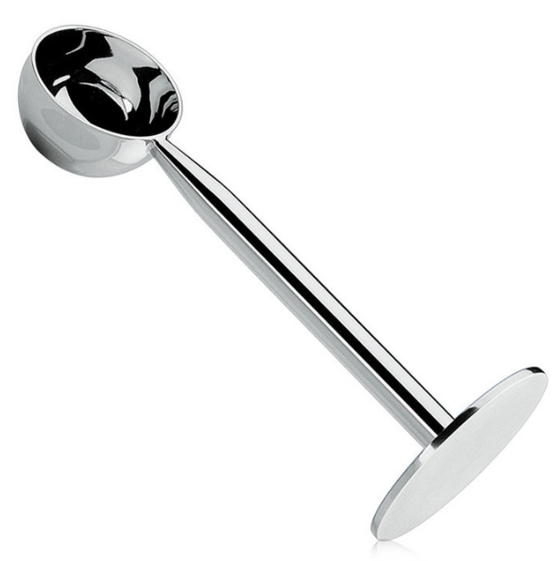 Cilio Espresso Tamper with Built-in Coffee Measure - Perfect for Home Baristas & Coffee Shops