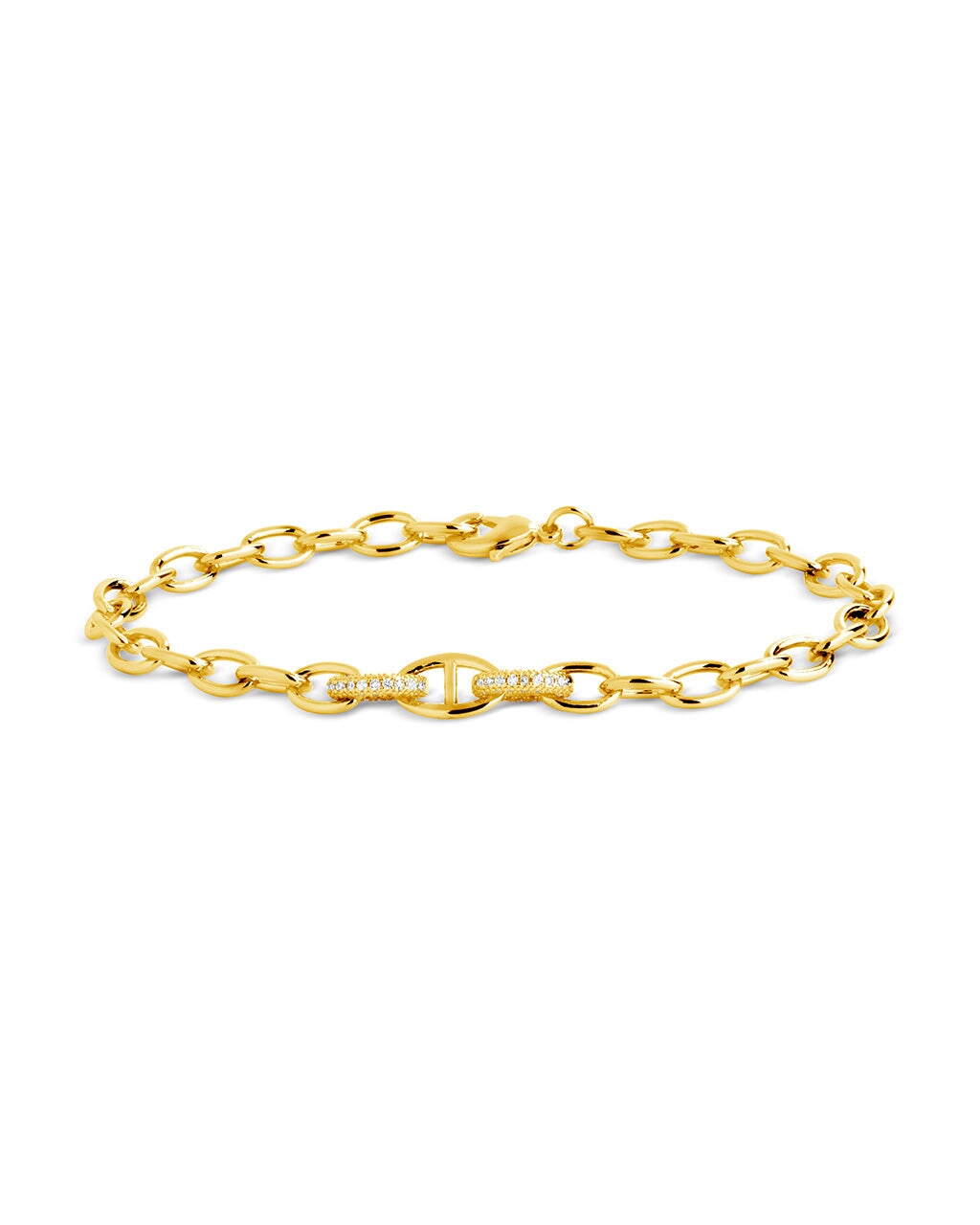 Reina CZ Chain Link Bracelet - Elegant Cubic Zirconia Jewelry for Women | Perfect for Parties, Weddings & Everyday Wear