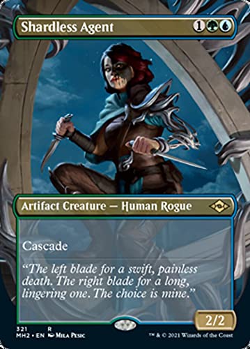 Magic: the Gathering - Shardless Agent (321) Borderless Foil - Modern Horizons 2 MTG Card | Commander, Modern & Legacy Format Play | Collectible Trading Card Game