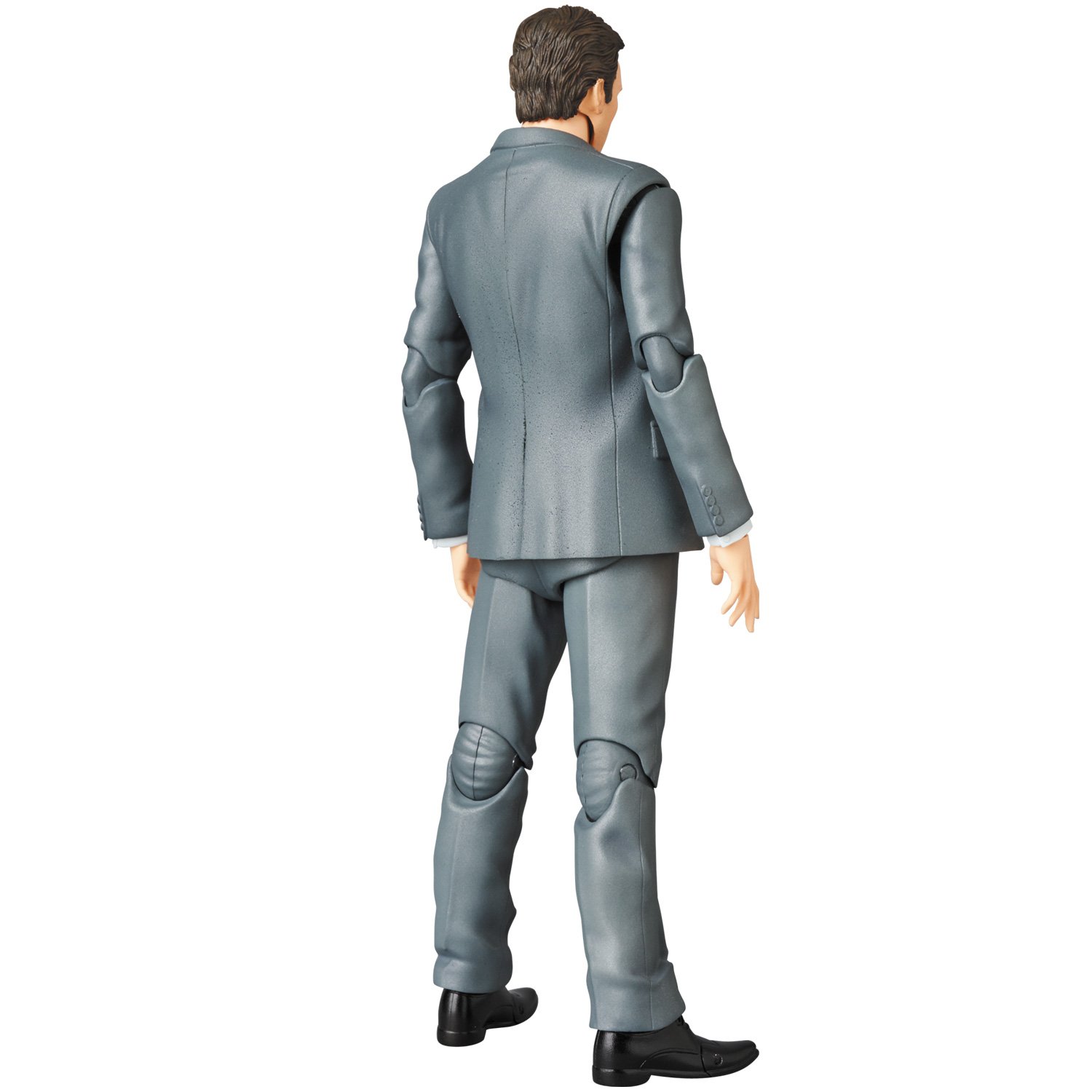Medicom The Dark Knight Trilogy: Bruce Wayne MAFEX Action Figure - Grey & Brown Collectible Toy for Batman Fans - Perfect for Display, Gifts, and Comic Conventions