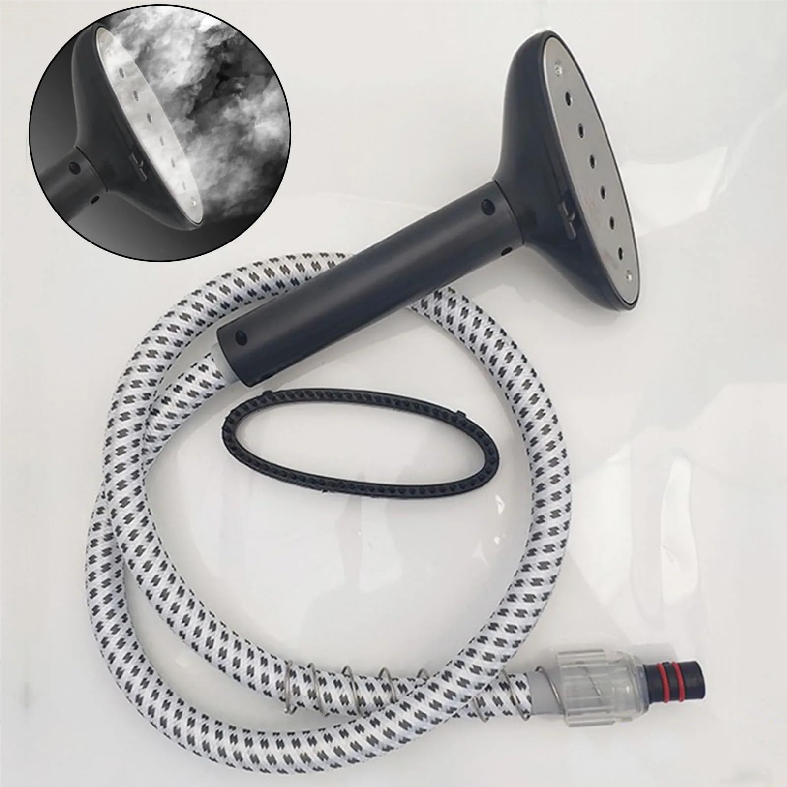 High Performance Clothes Steamer Hose with Brush Attachment - Replacement Garment Steamer Parts & Steam Nozzle for Efficient Wrinkle Removal | Perfect for Home, Travel & Professional Use