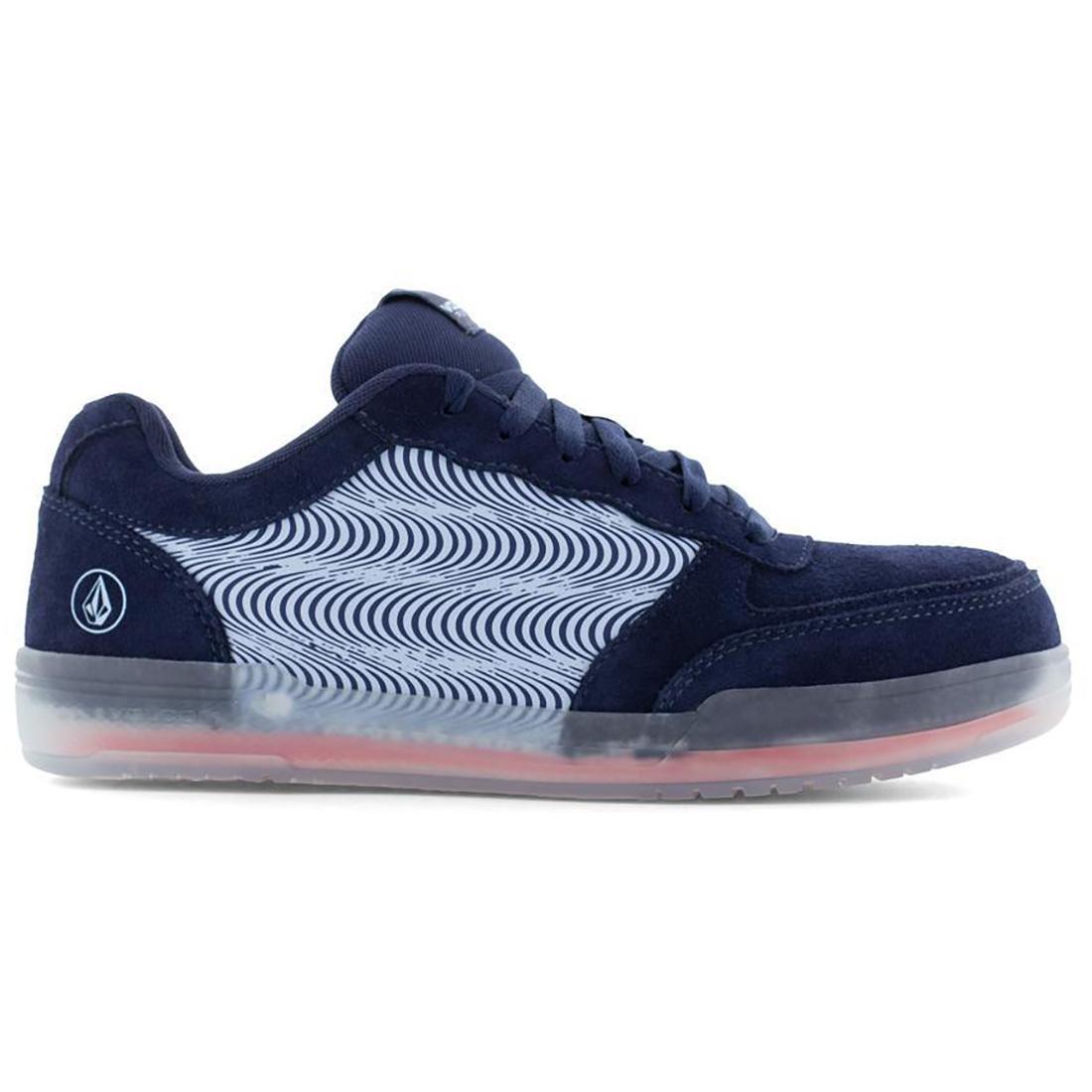 Hybrid Composite Toe Wedge Sole Work Shoe Blue Navy