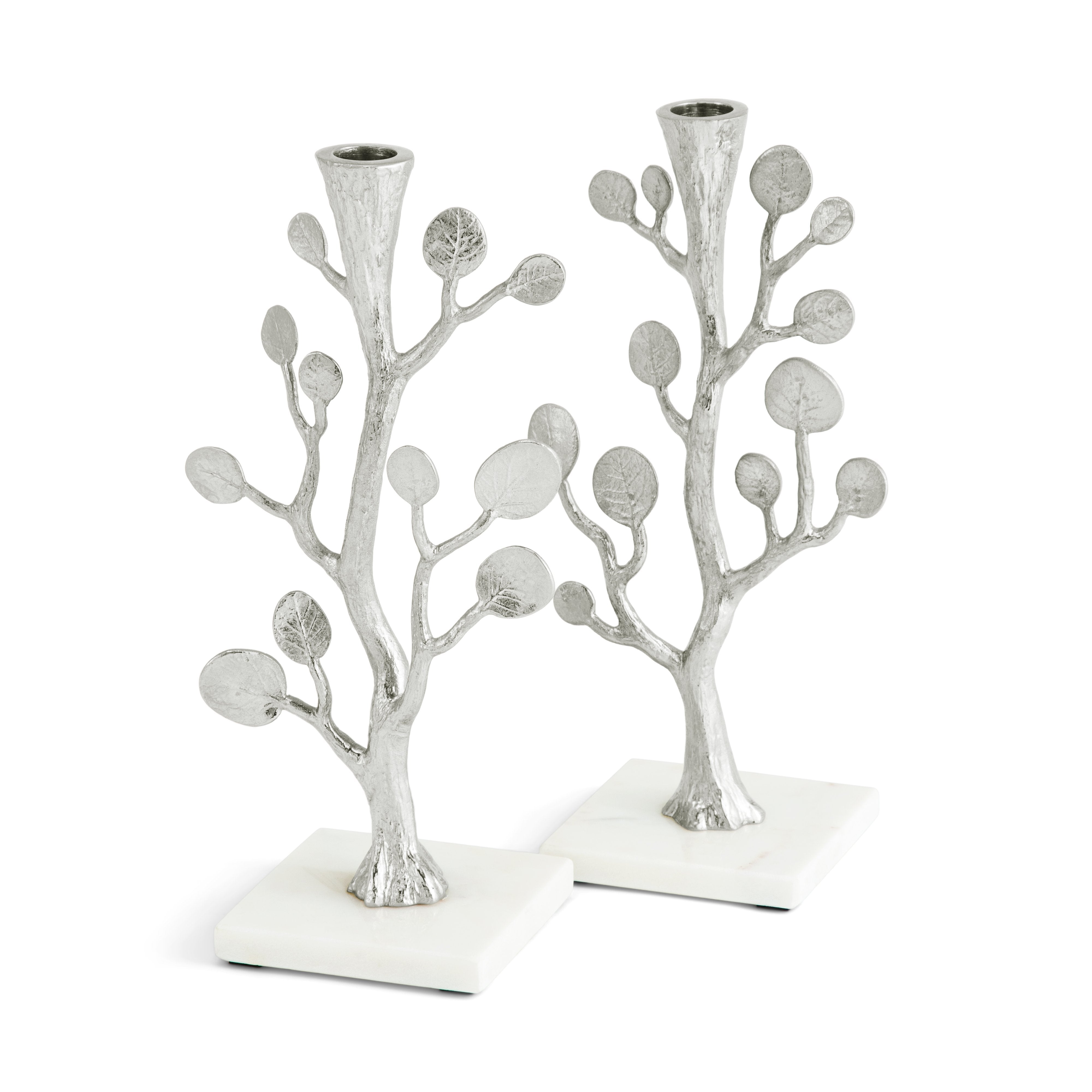Elegant Botanical Leaf Candle Holders - Natural Home Decor for Wedding Centerpieces & Romantic Dinner Ambiance