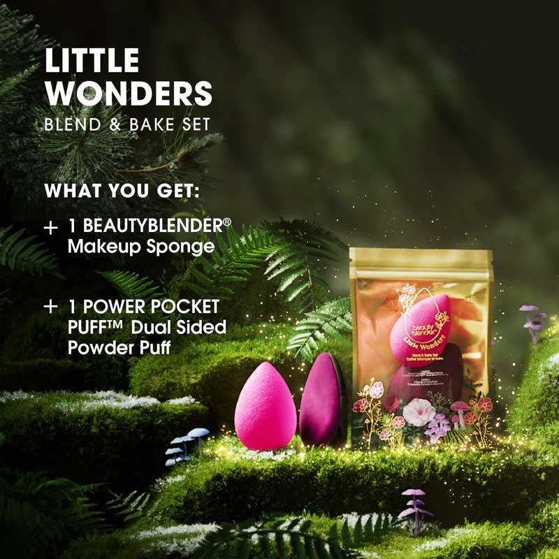 Beautyblender Little Wonders Gift Set - Limited Edition Makeup Sponge & Blender Kit for Flawless Foundation Application - Perfect for Travel, Gifting & Professional Makeup Artists