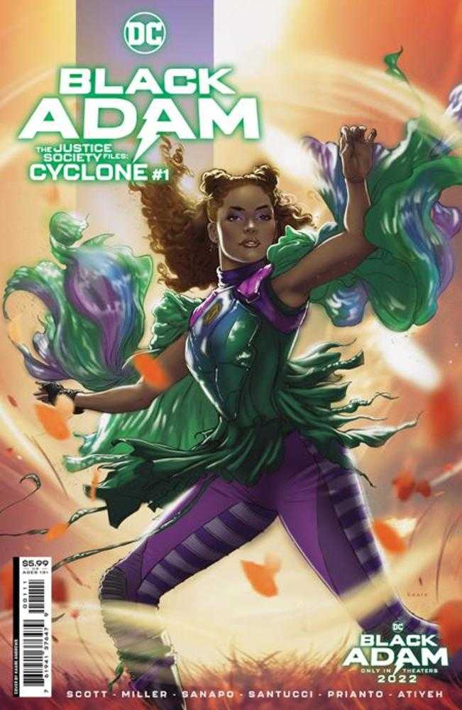 Black Adam Justice Society Files Cyclone #1 (One Shot) Cover A Kaare Andrews - DC Comics Collectible Edition | Superhero Graphic Novel for Fans & Collectors | Perfect for Comic Book Enthusiasts and Gift Giving