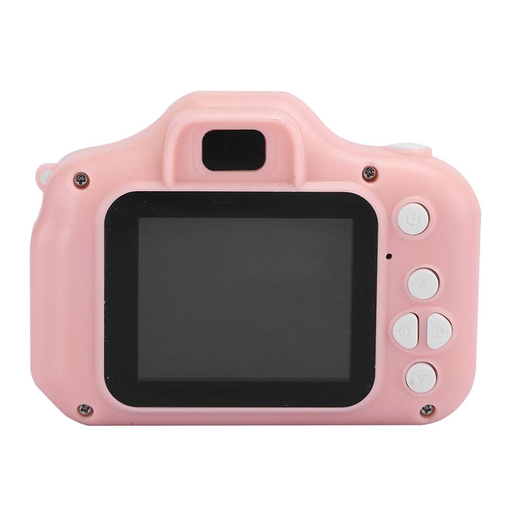 Zyyini Kids Digital Camera - Portable HD Video Camera for Children, Cartoon Camcorder with Lanyard, Perfect for Outdoor, Travel, Birthday Gifts & Learning Photography (Pink) - Great for Family Trips, School Projects, and Creative Play