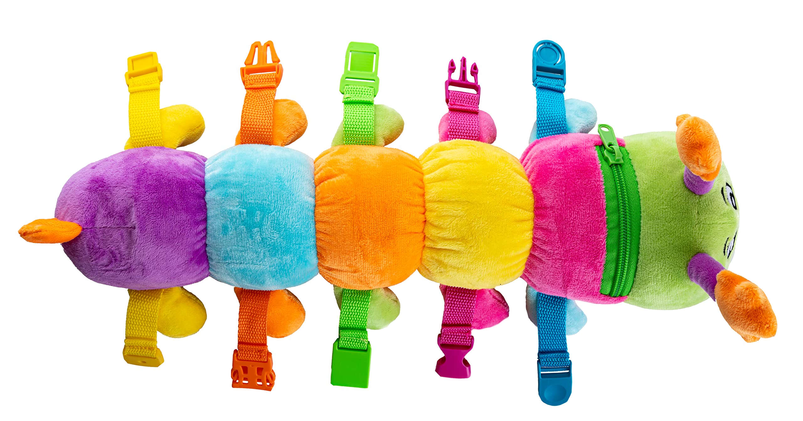 Buckle Toys - Blossom Butterfly & Bentley Caterpillar Bug Buddies Bundle Set | Sensory Learning Toys for Toddlers | Perfect for Travel, Daycare & Autism Therapy