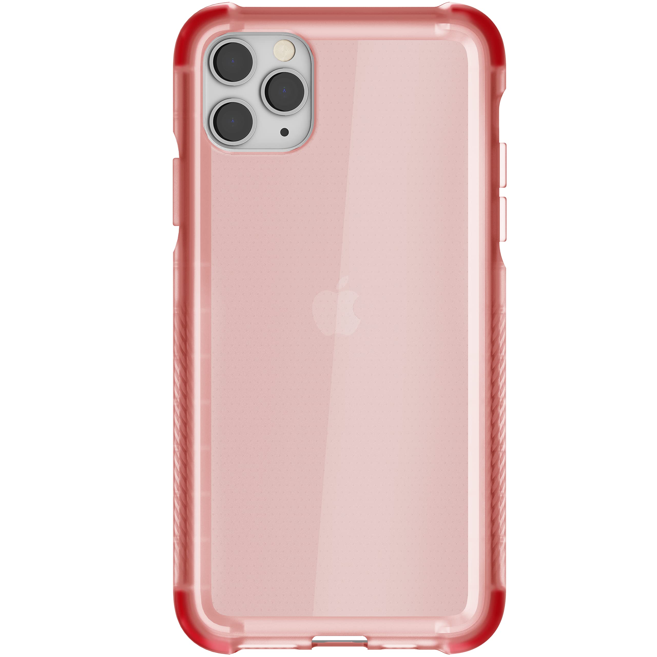 Ghostek Covert Clear iPhone 11 Pro Max Case - Ultra Slim Shockproof Protective Cover with Grip Bumper | Wireless Charging Compatible for iPhone 11 Pro Max (6.5 Inch) | Perfect for Everyday Use, Travel & Outdoor Activities (Pink)