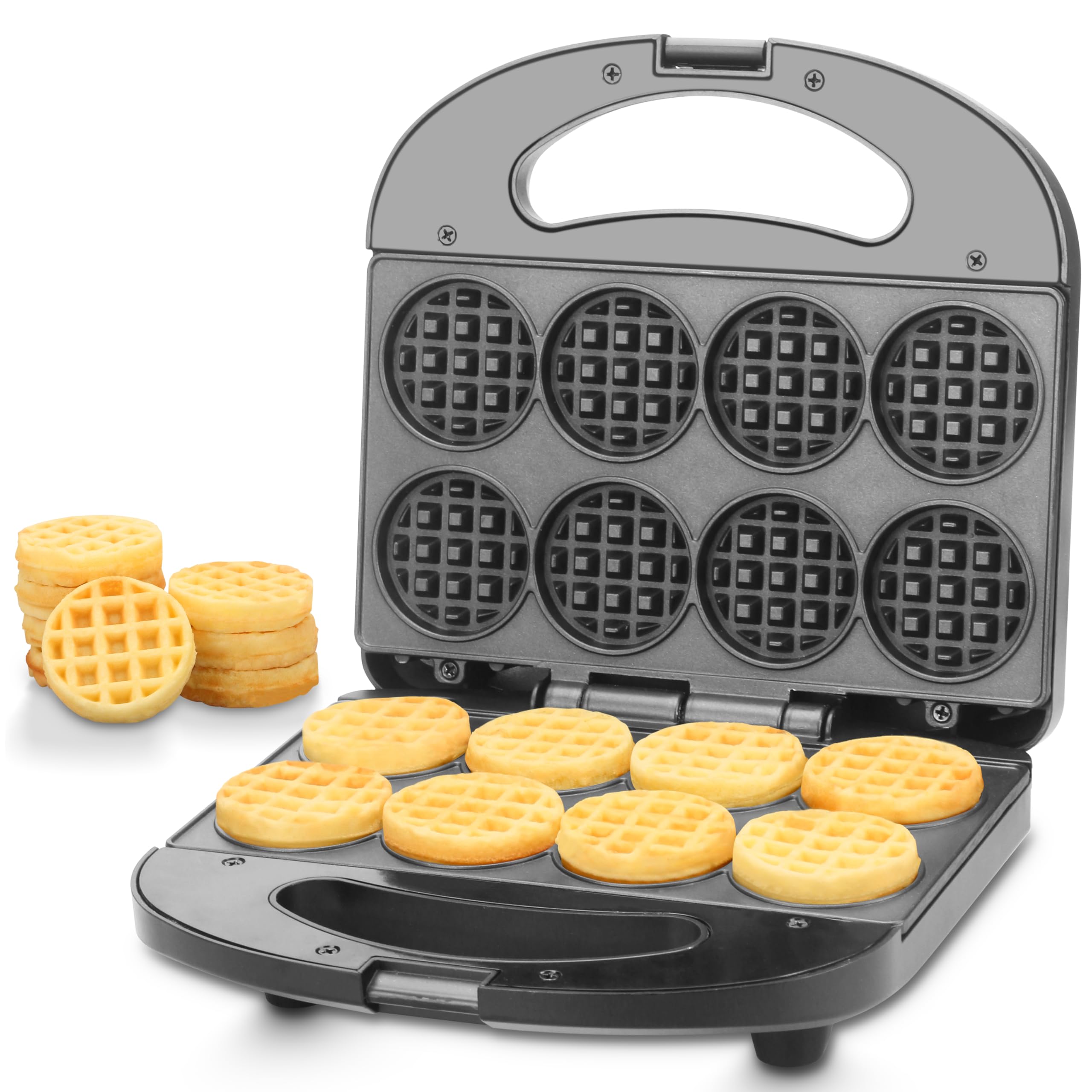 Mini Waffle Maker Machine for Kids - 8 x 2
