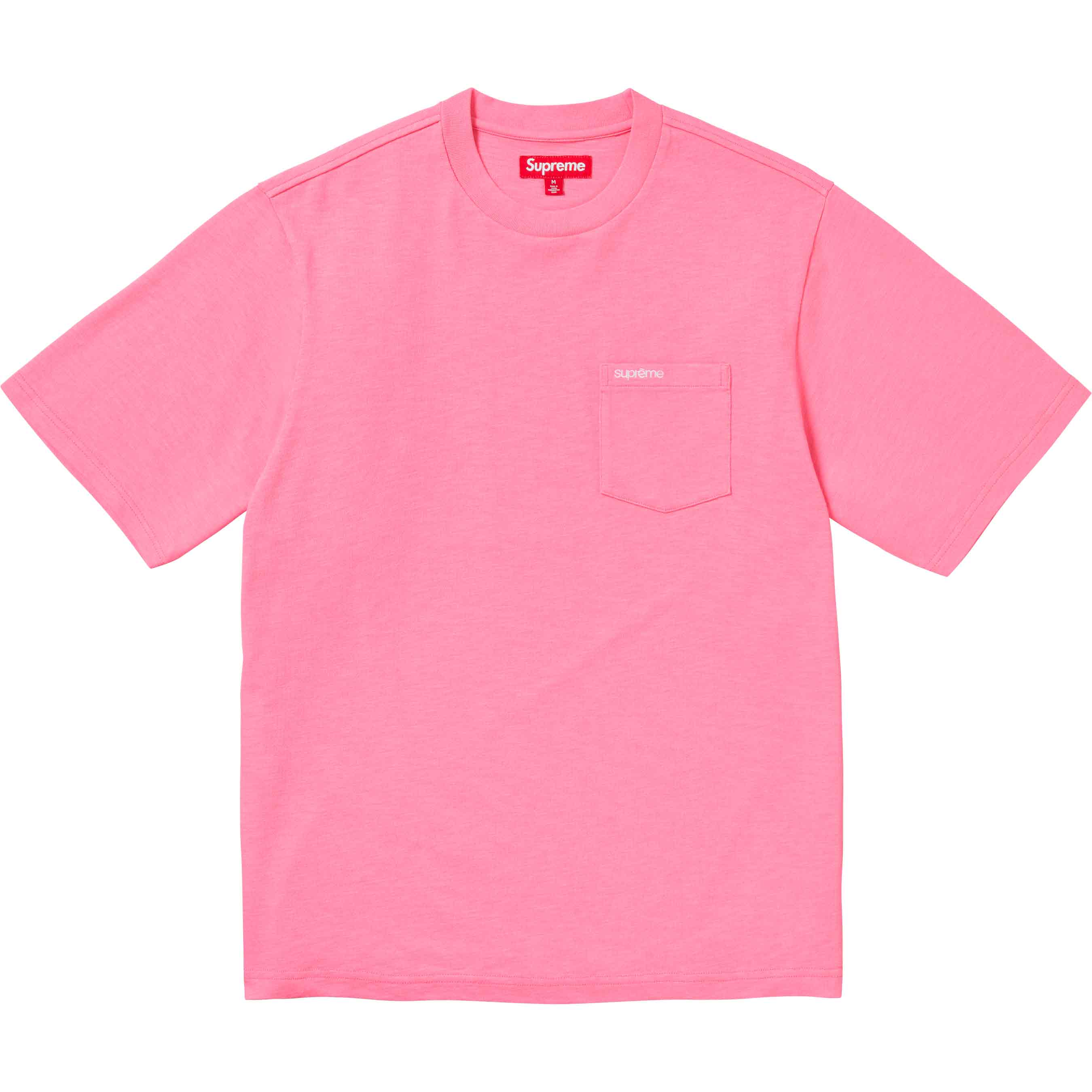 SUPREME 24SS Short Sleeve Pocket T-Shirt for Men - Casual Streetwear Fashion Tee for Summer Outfits and Daily Wear